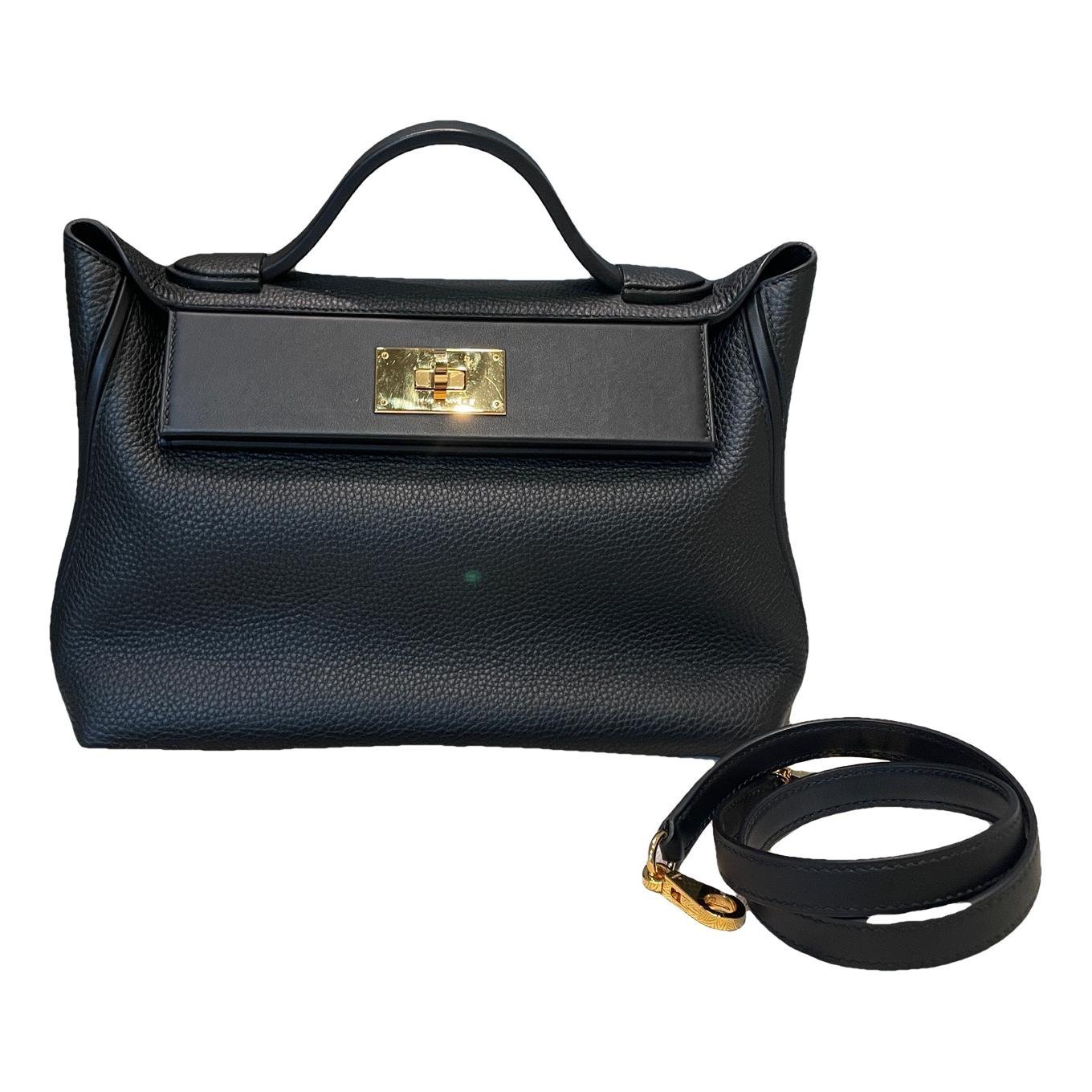 24/24 leather handbag