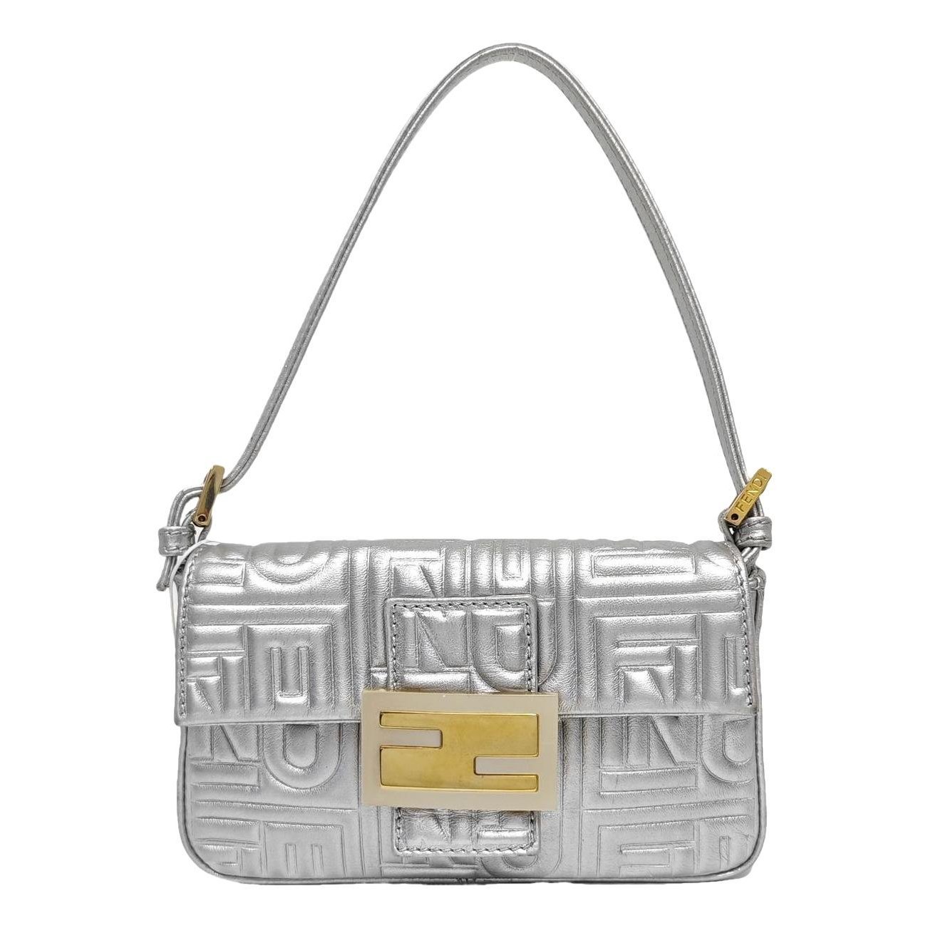 Baguette leather handbag