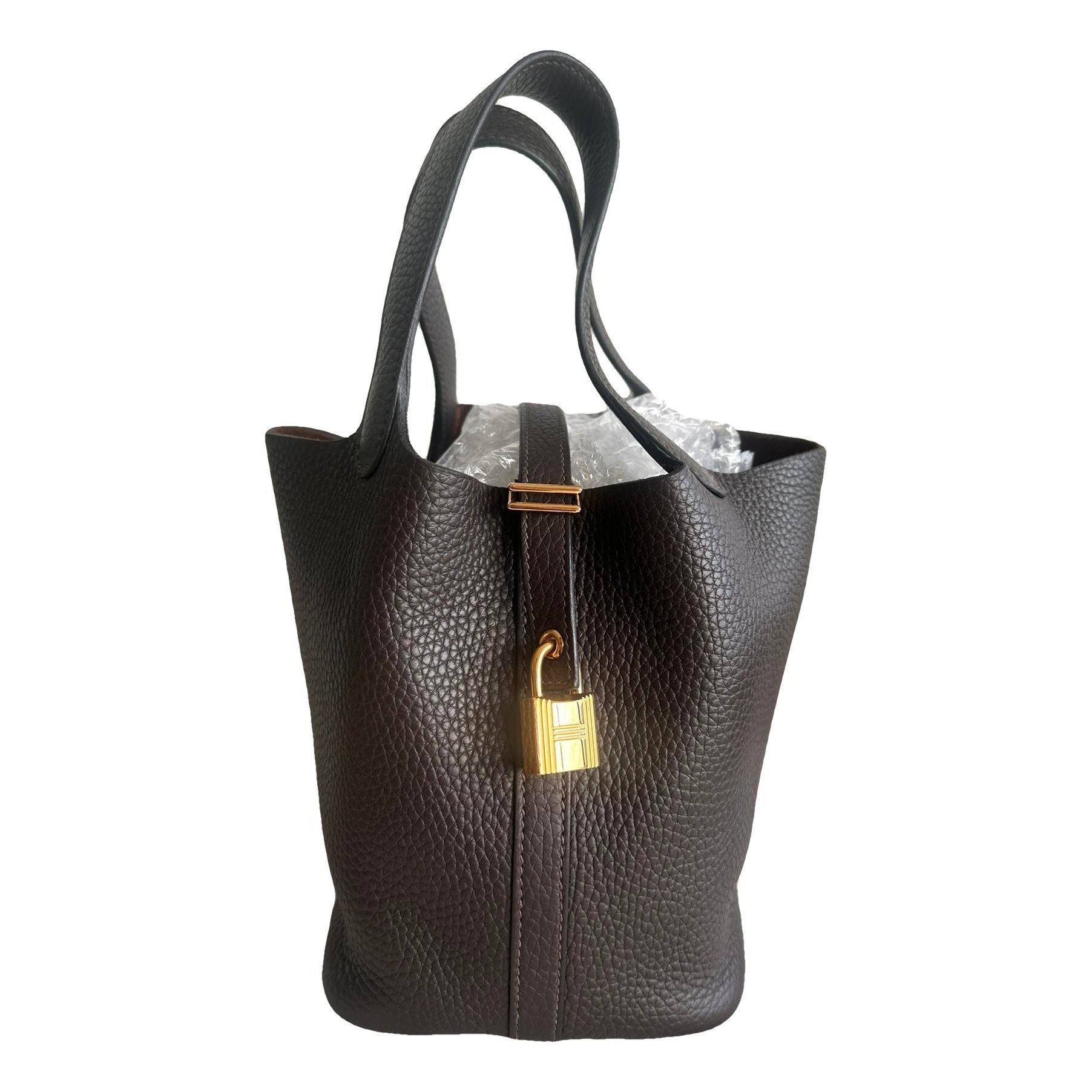 Hermes Picotin 18 Handbag Clemence Leather