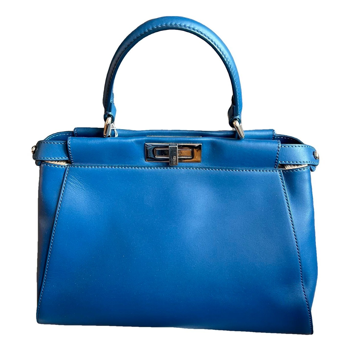 Peekaboo leather handbag