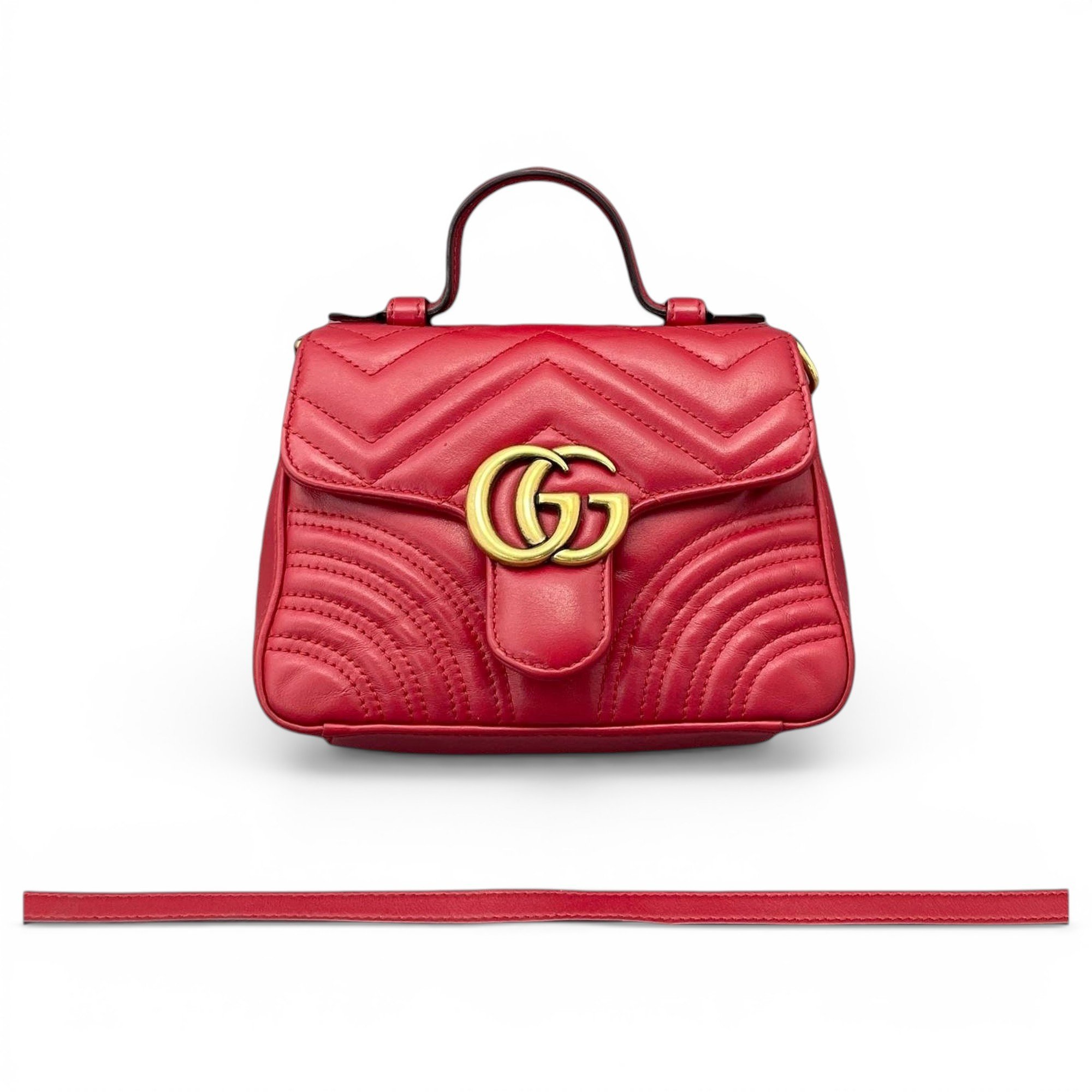 GG Marmont Flap leather handbag