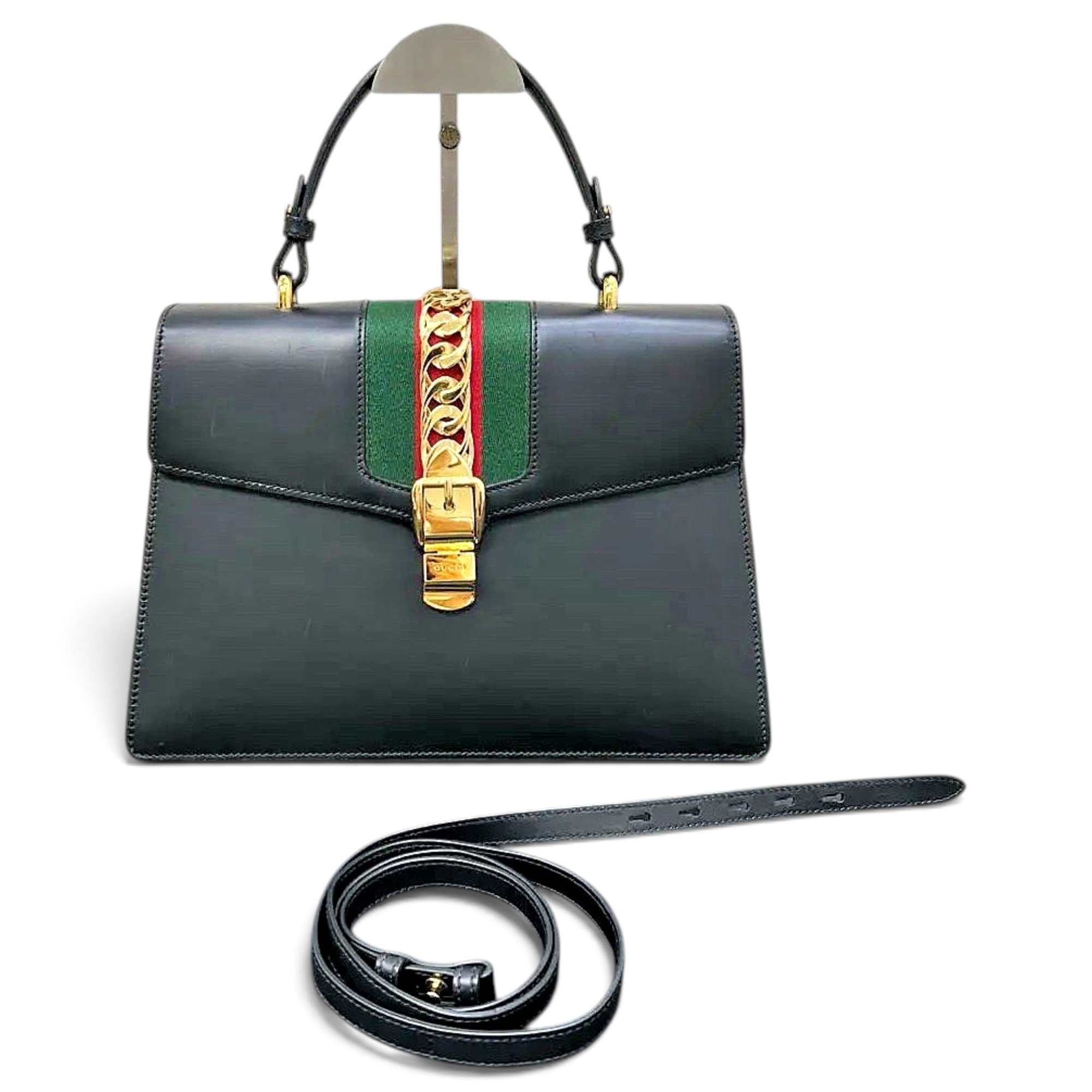 Sylvie Top Handle leather handbag