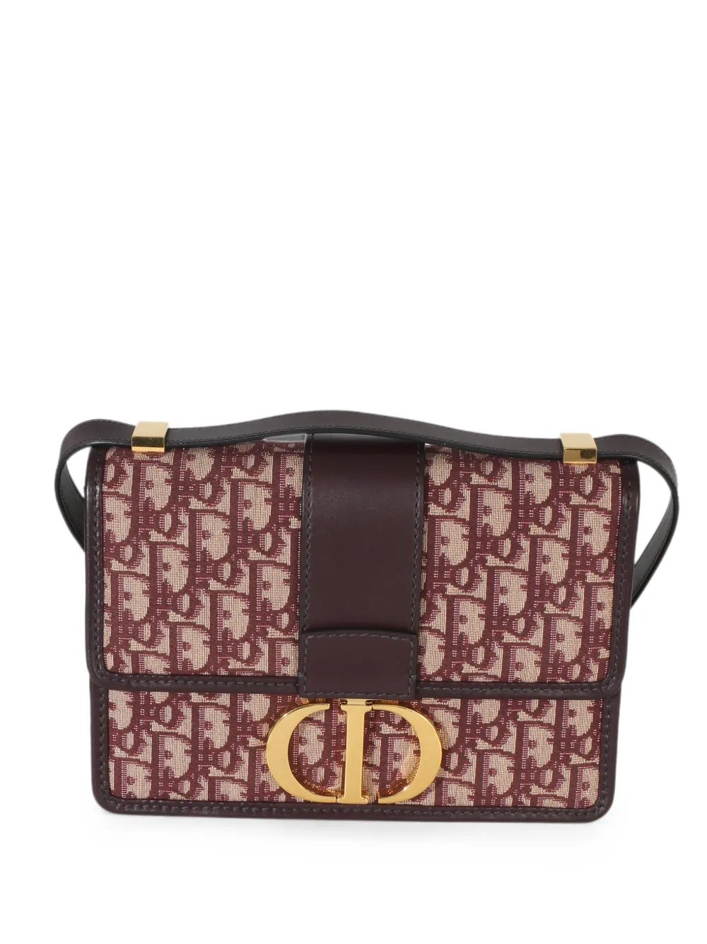2019 30 Montaigne Oblique flap bag