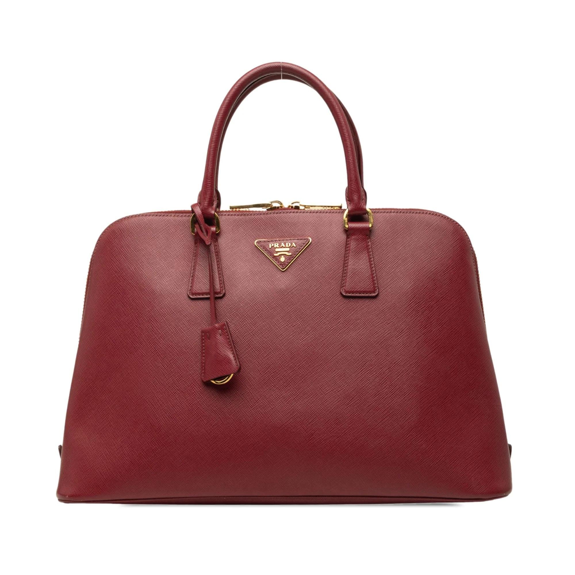 Promenade leather satchel