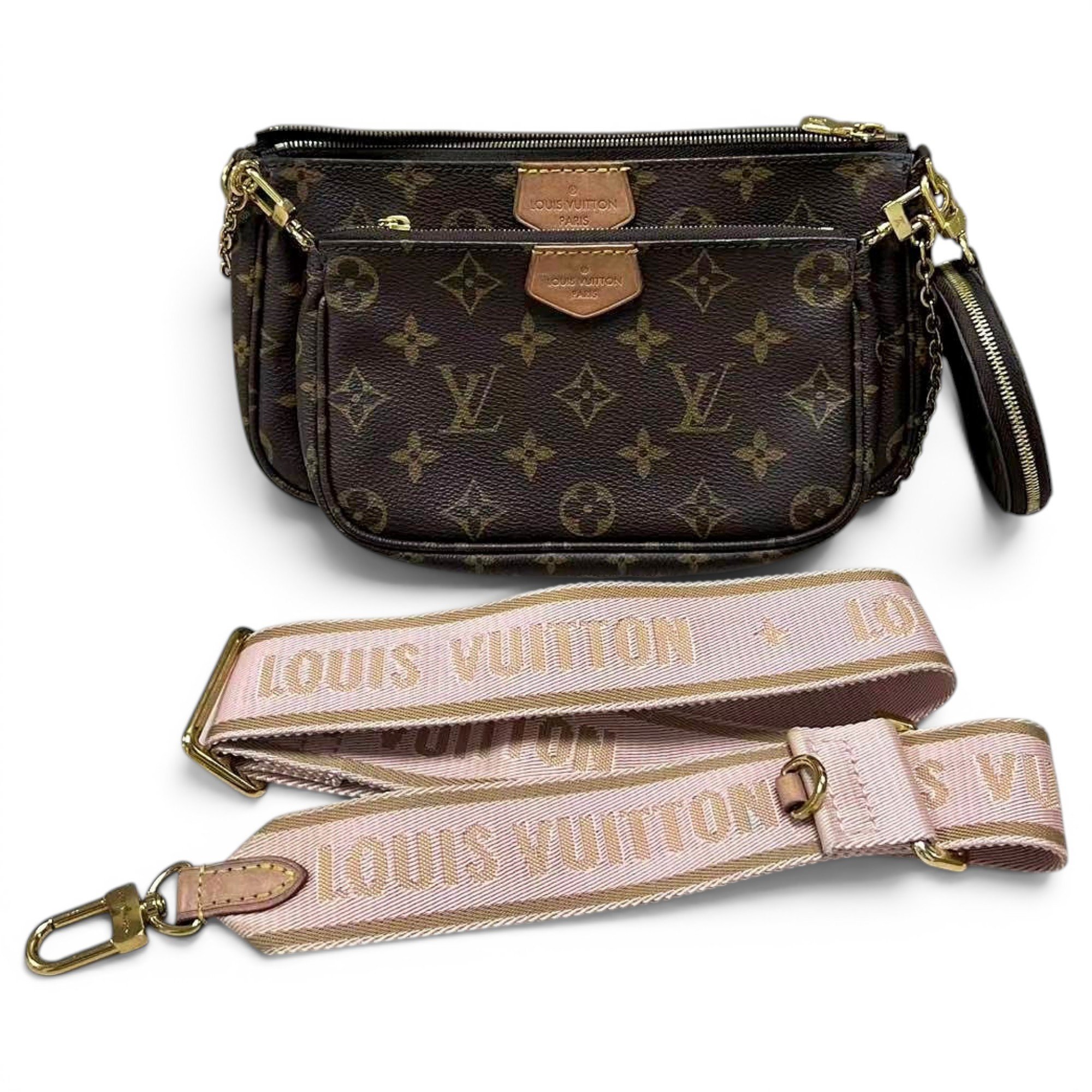 Multi Pochette Accessoires leather handbag