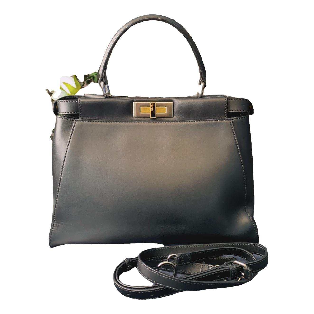 Peekaboo leather handbag