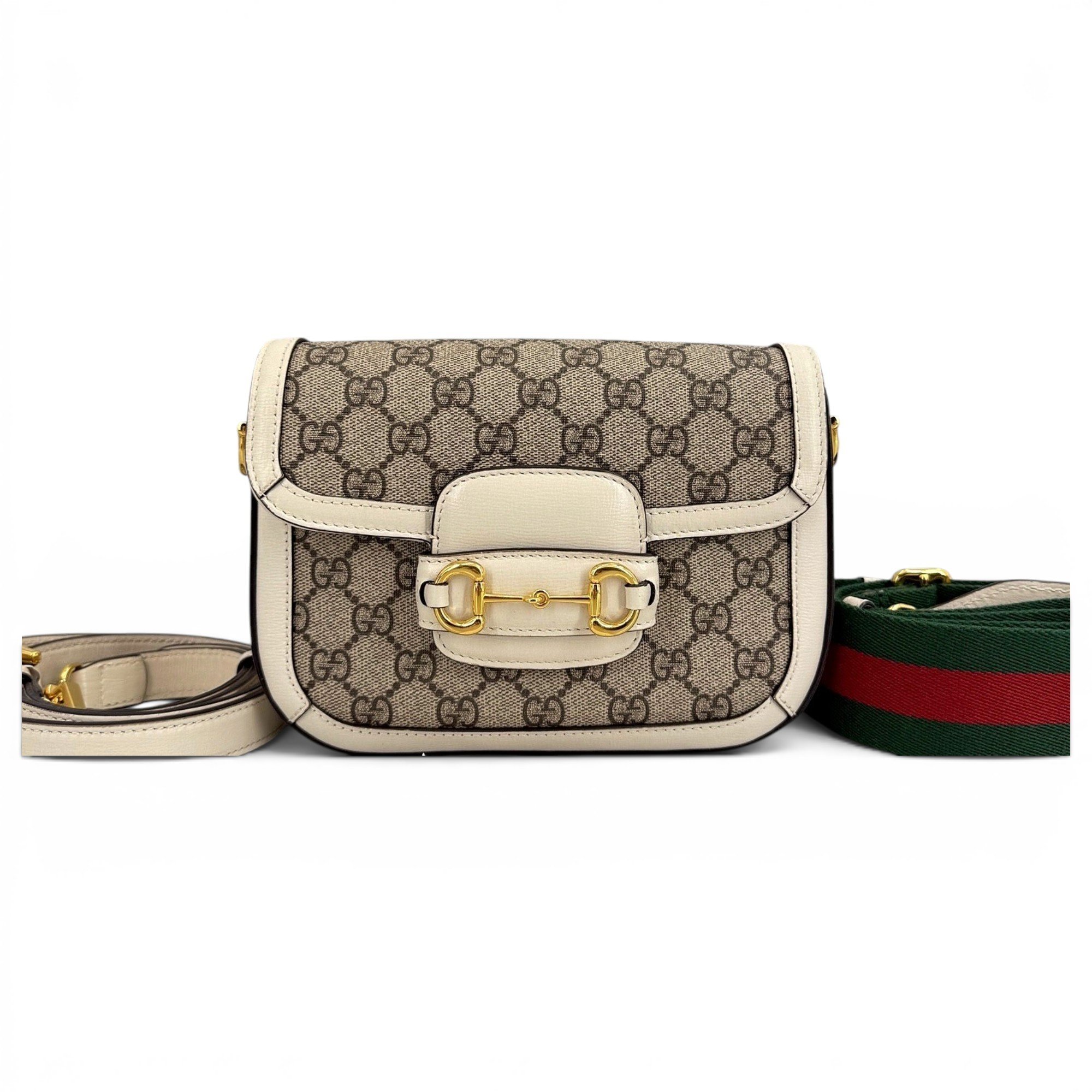 Horsebit 1955 Flap cloth handbag