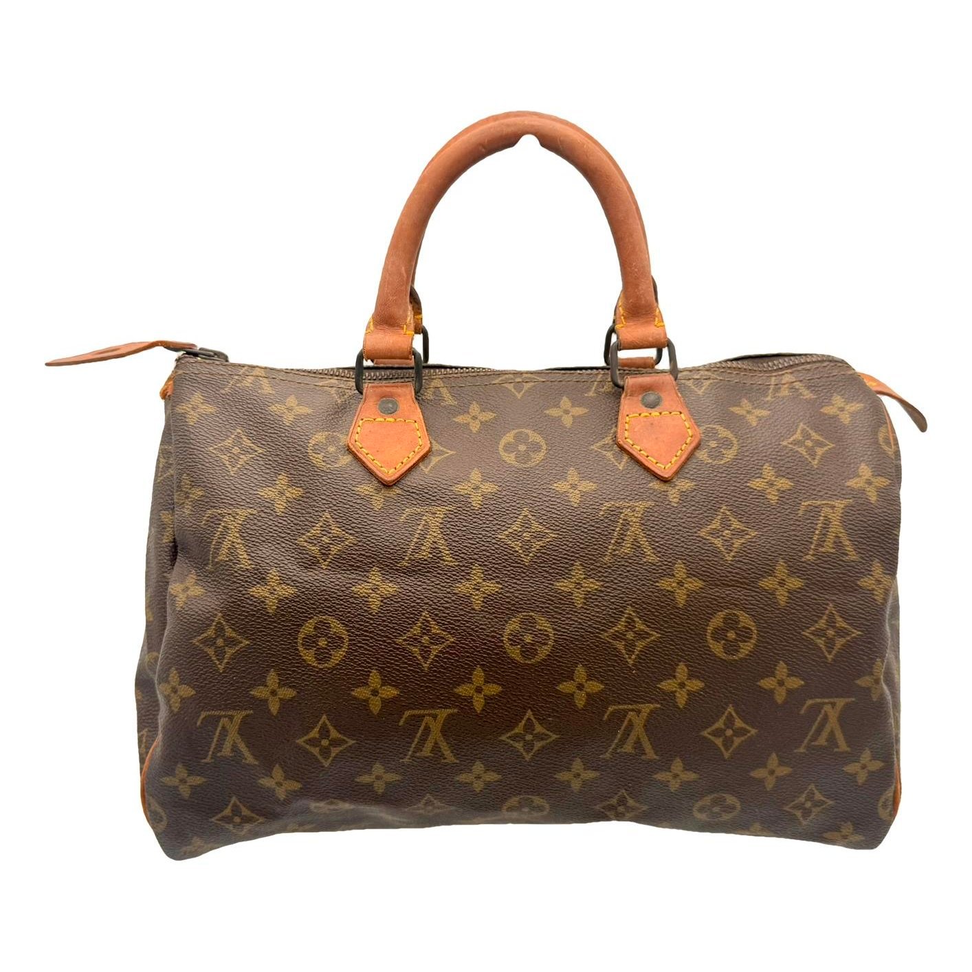Speedy leather handbag