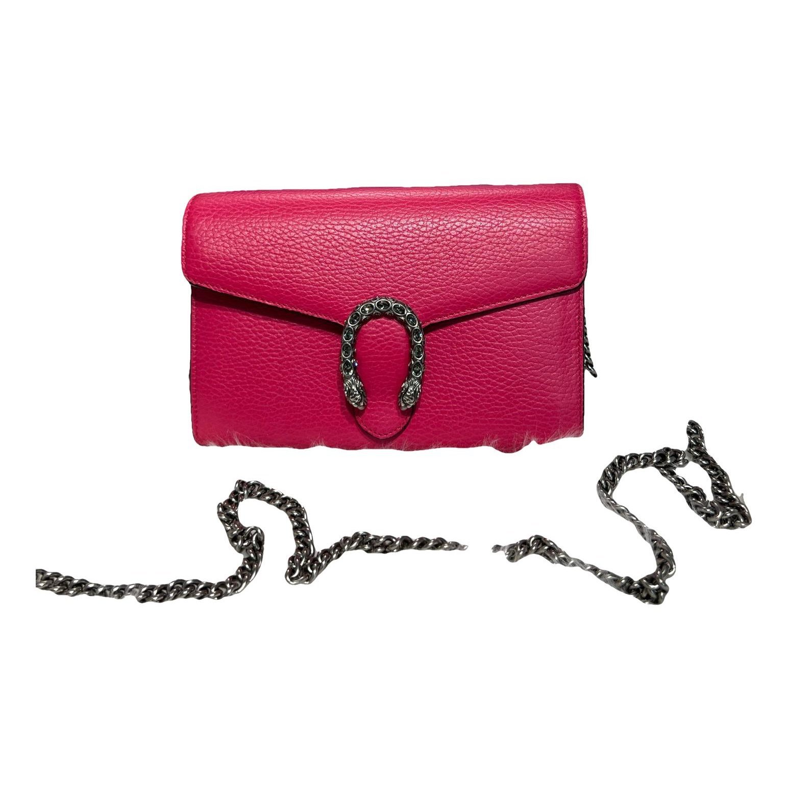 Dionysus Chain Wallet leather handbag