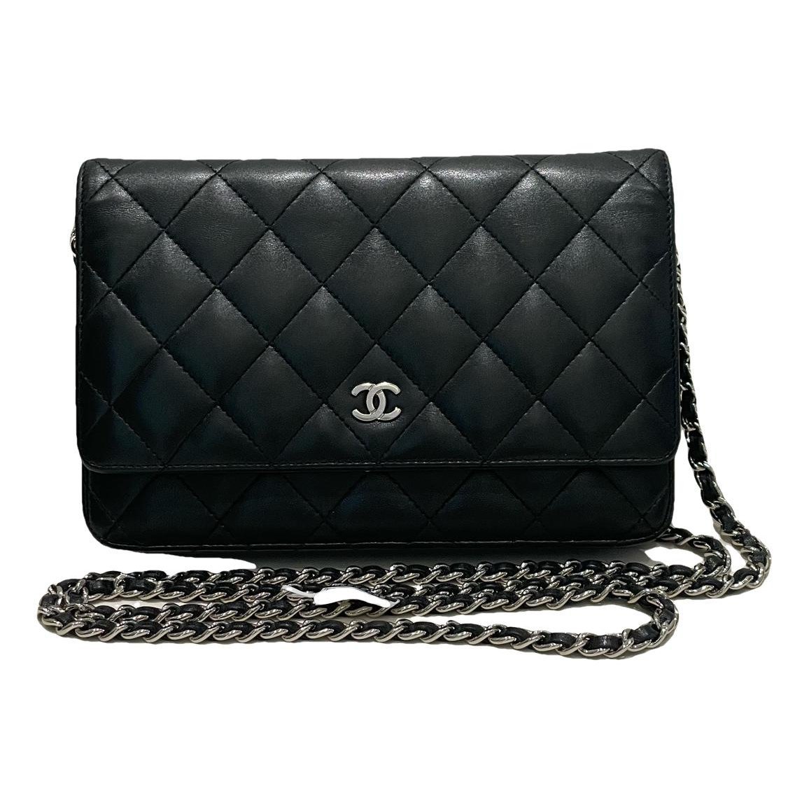 Wallet On Chain Timeless/Classique leather handbag
