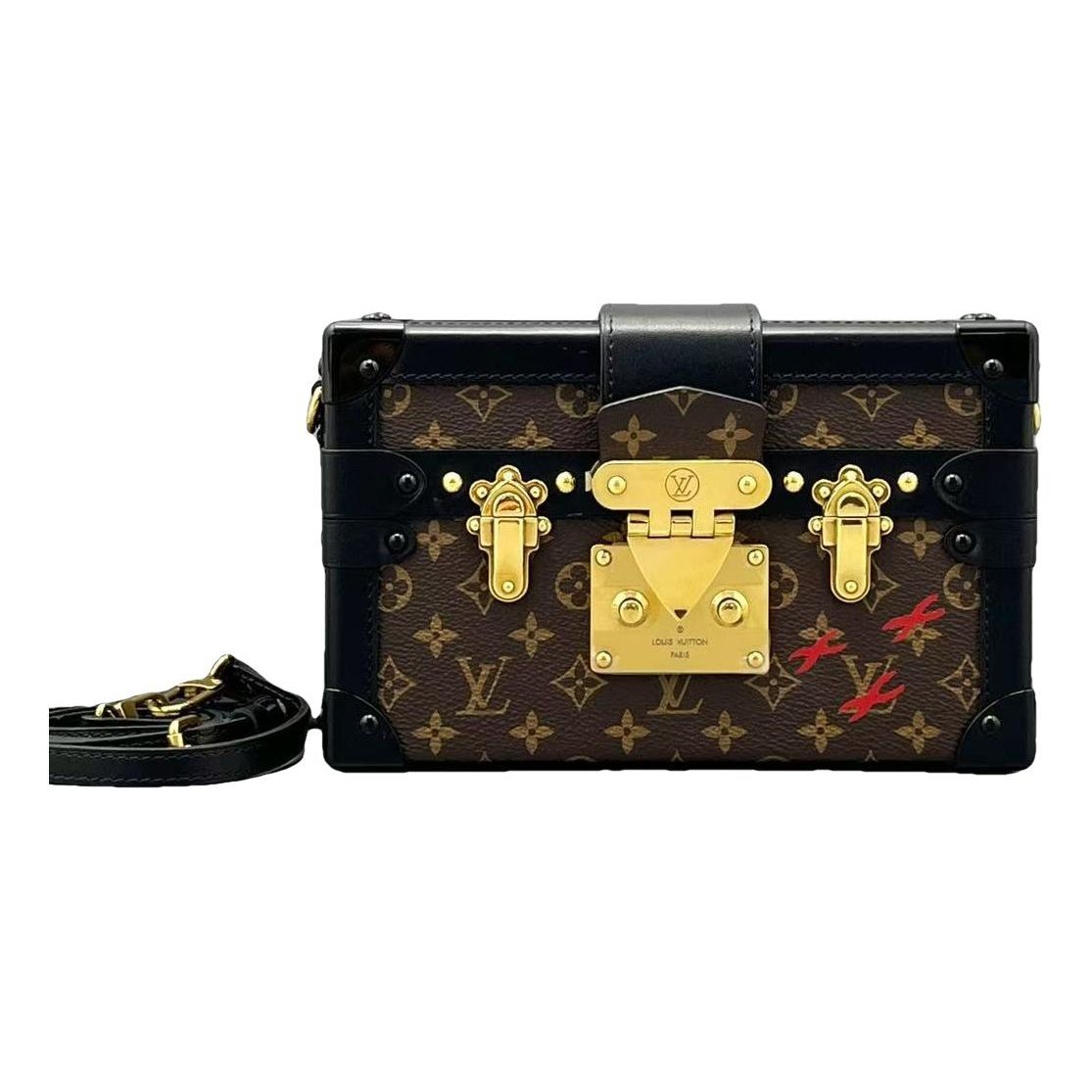 Petite Malle leather handbag