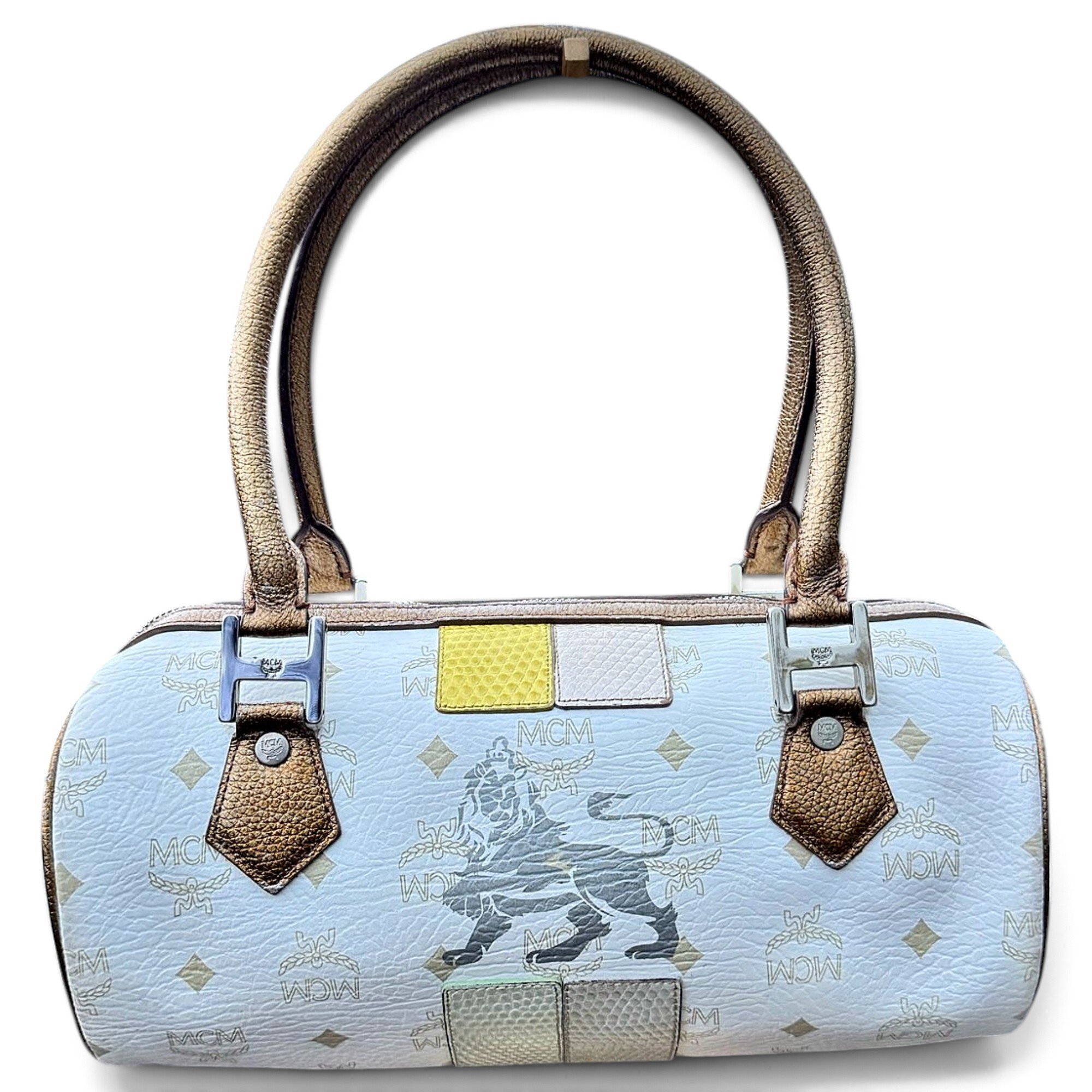 Leather bowling bag