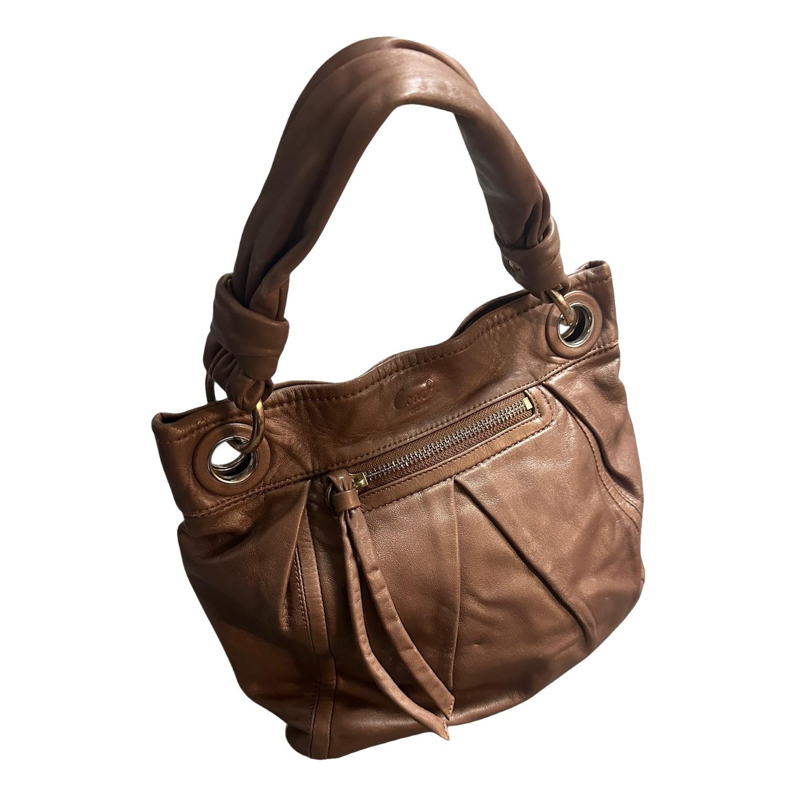 Leather handbag