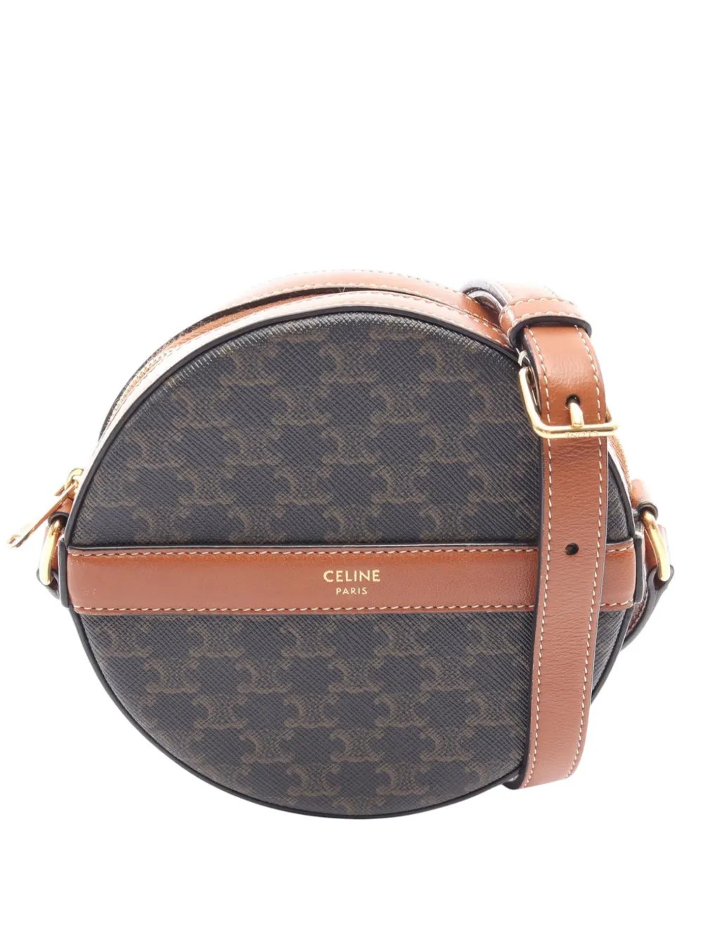 2010-2026 Triomphe Round Purse crossbody bag