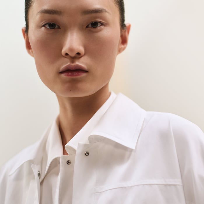 Blanc Shirt Dress