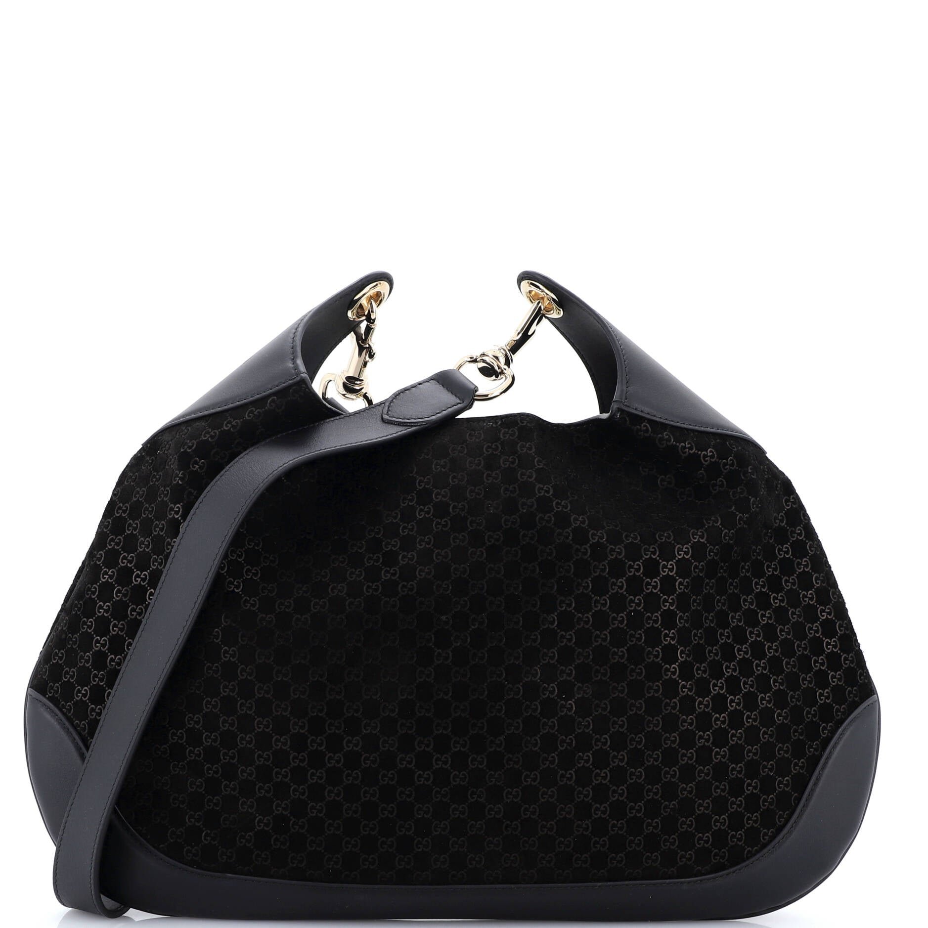 B Shoulder Bag GG Suede Medium