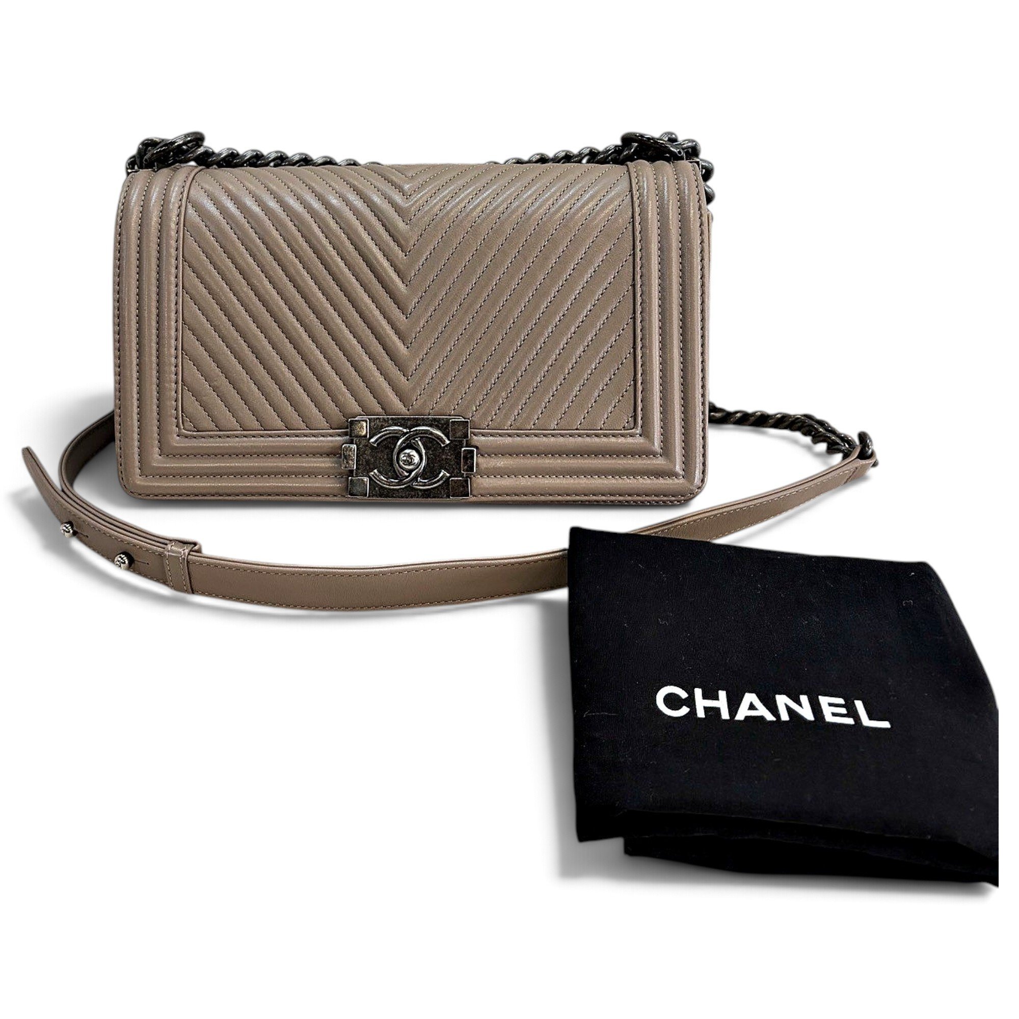 Boy leather crossbody bag