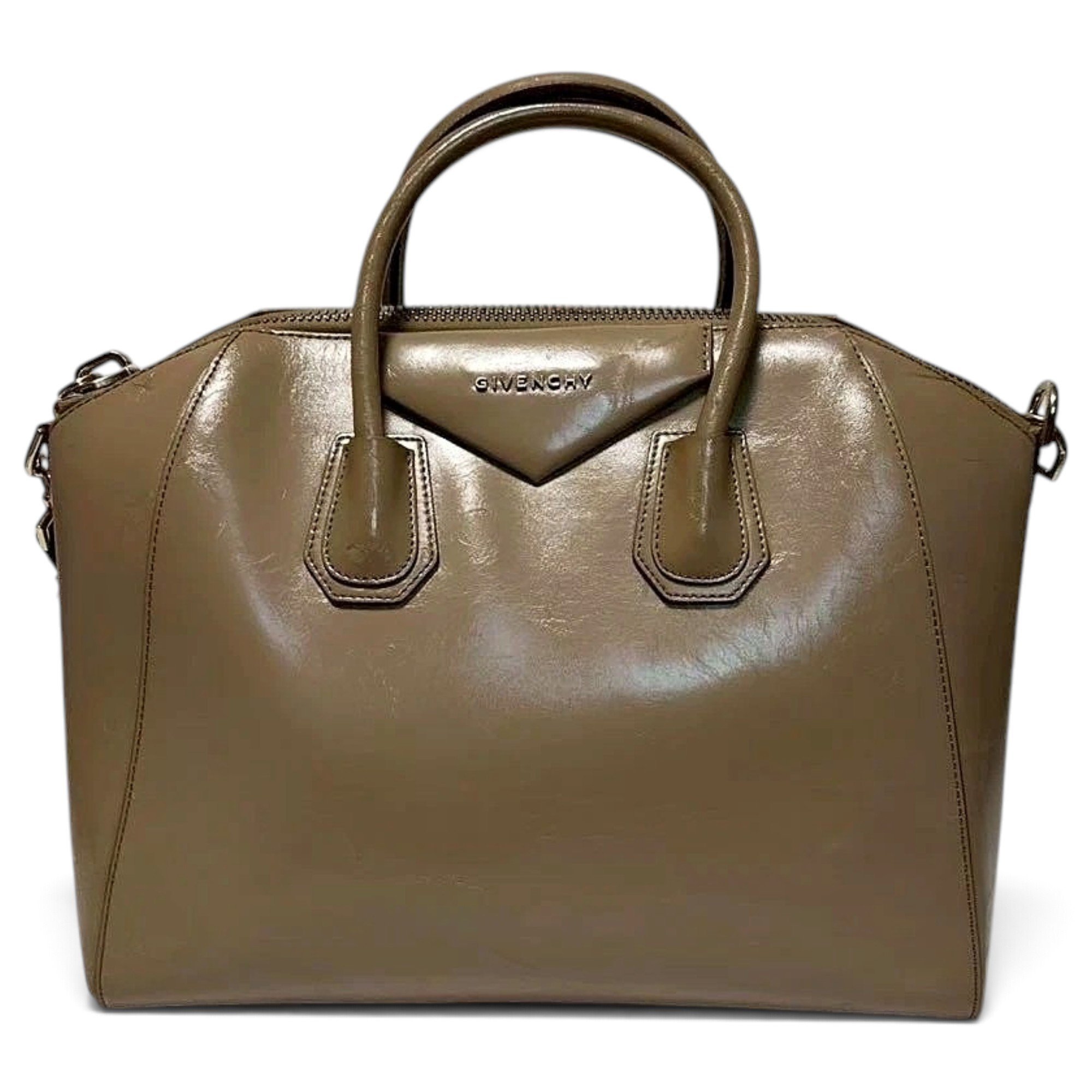 Leather handbag