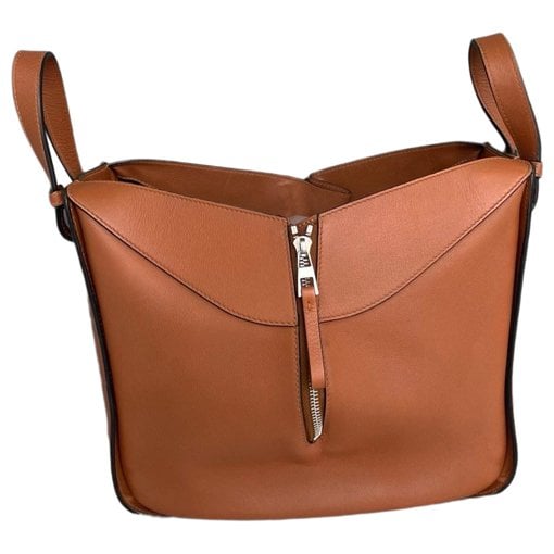Hammock leather handbag