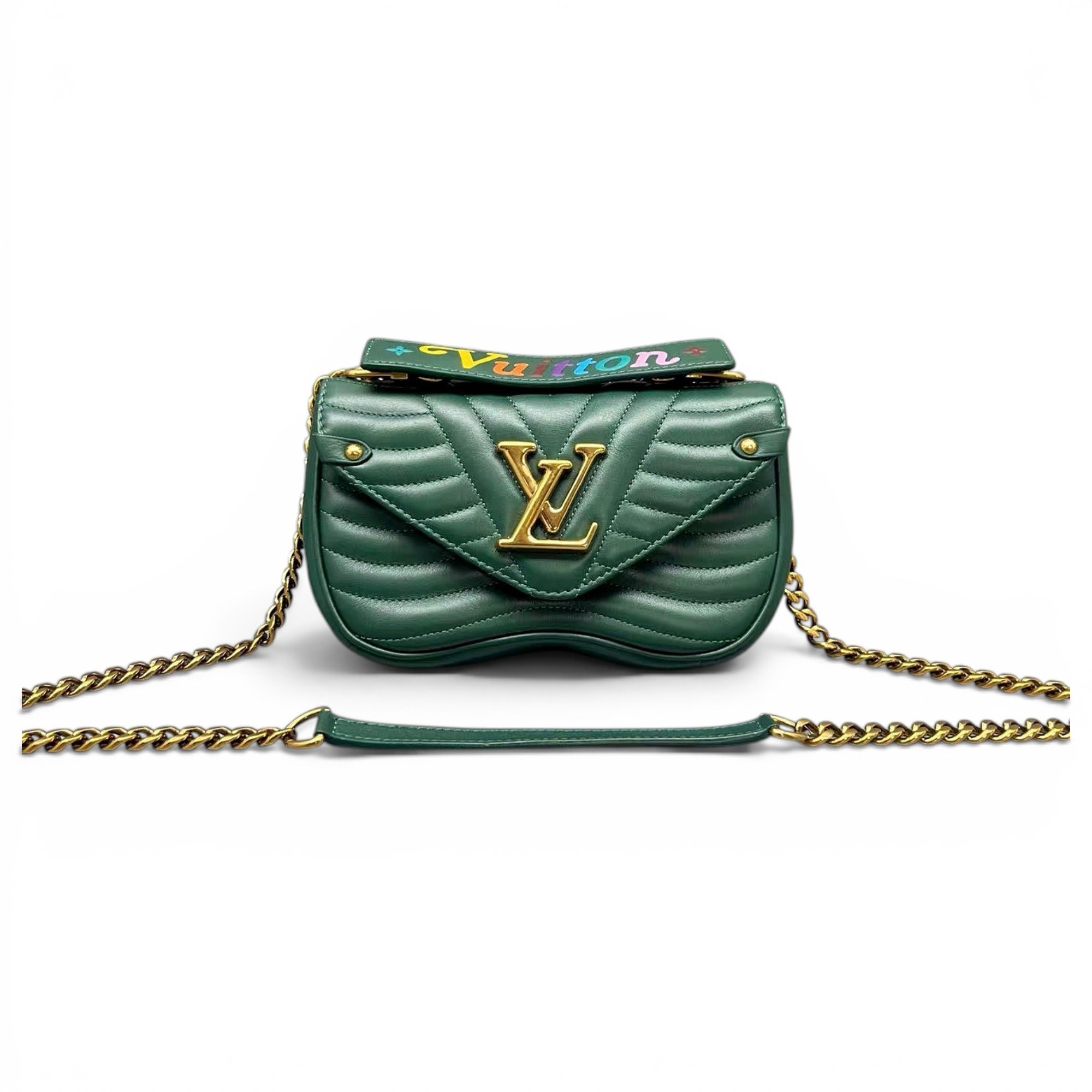 New Wave leather handbag