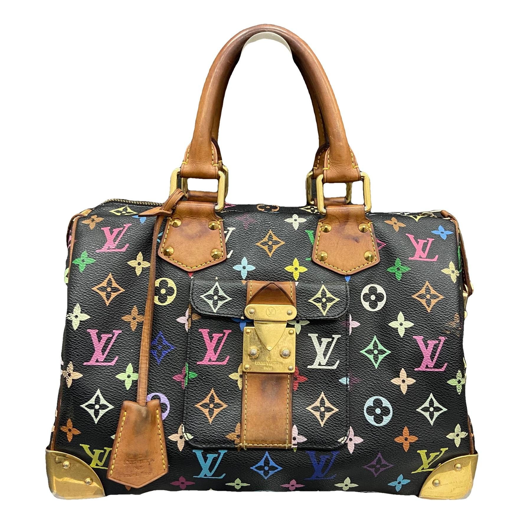 Speedy leather handbag