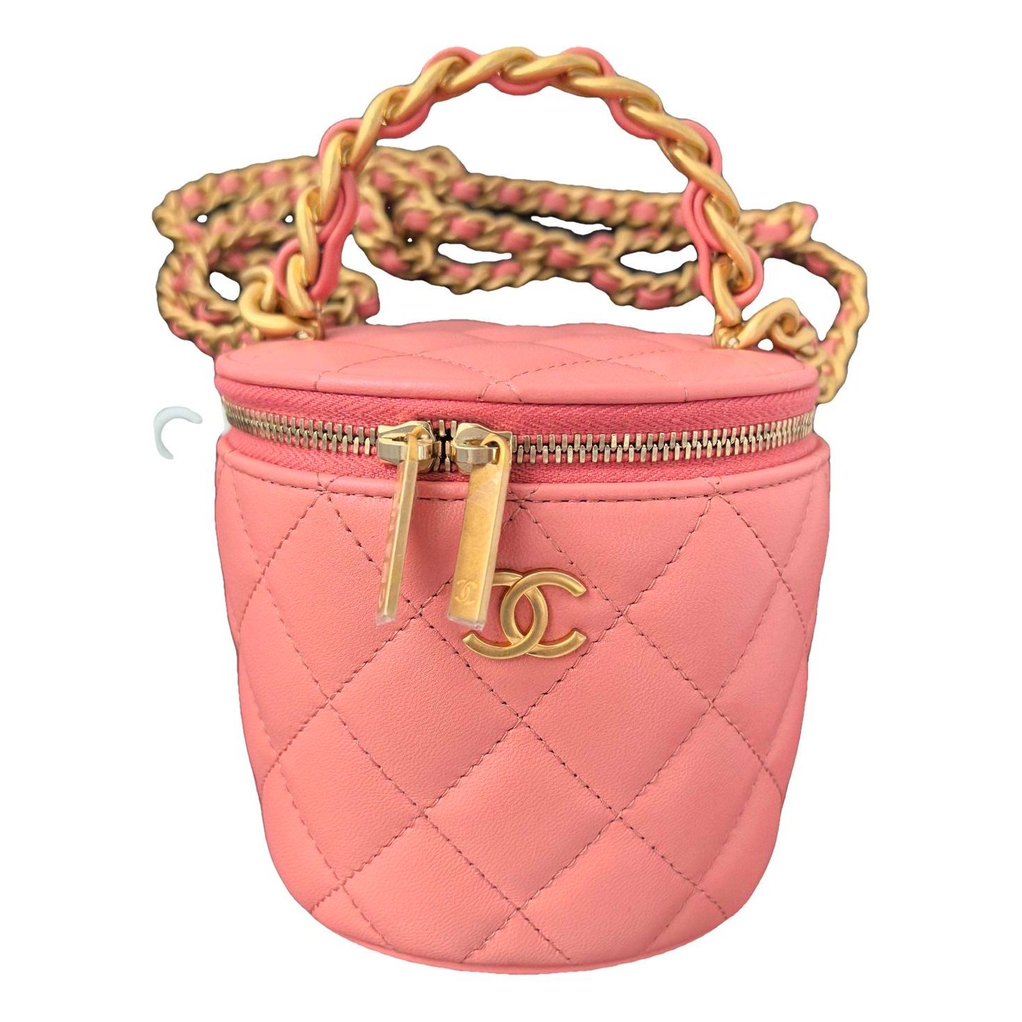 Trendy CC Vanity leather handbag