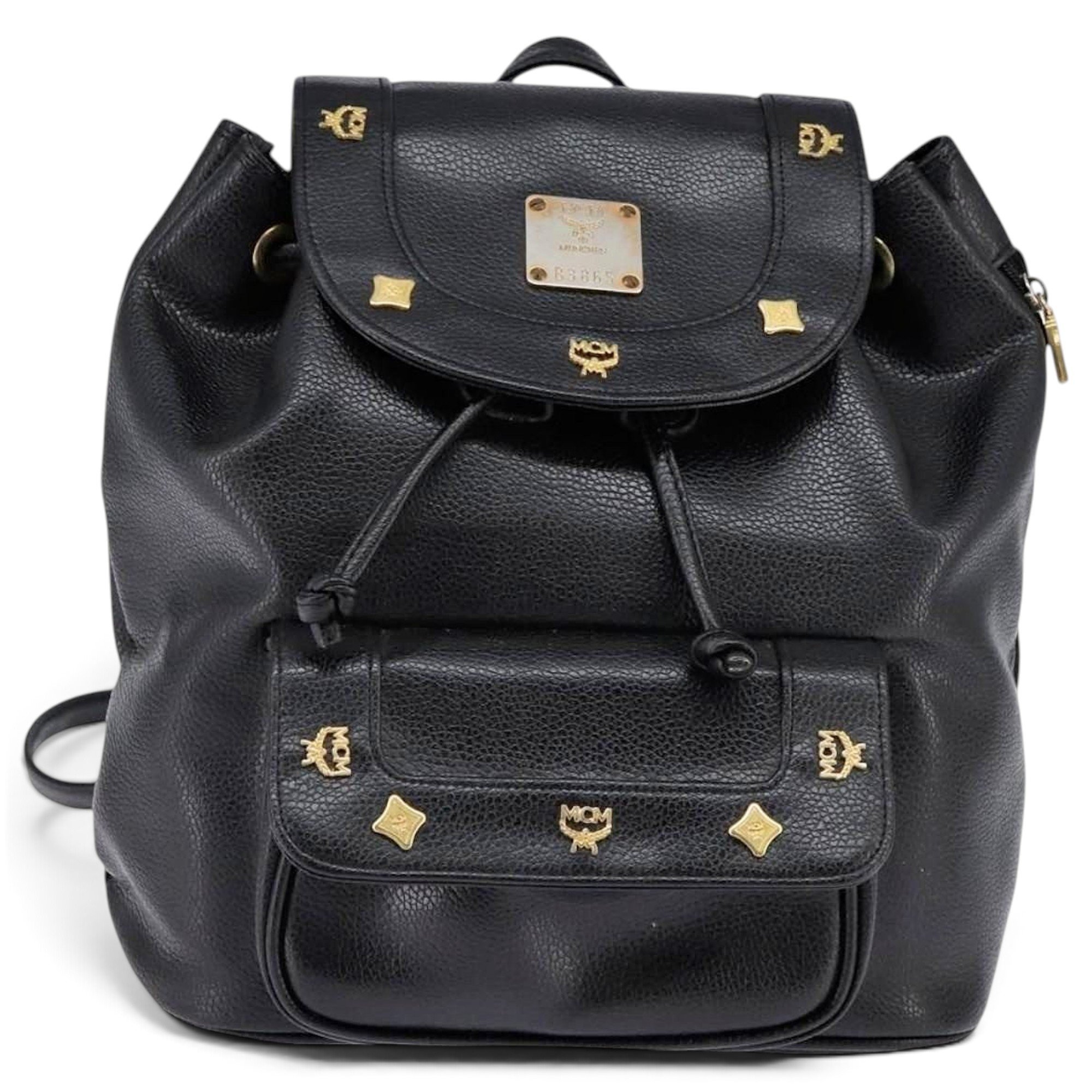 Leather backpack