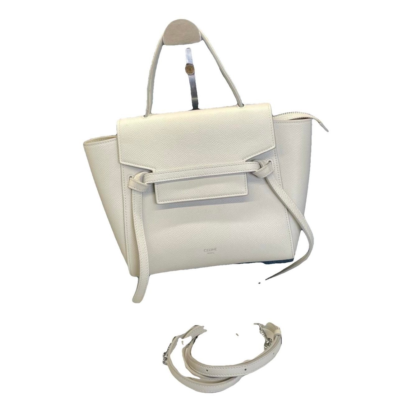 Belt leather handbag