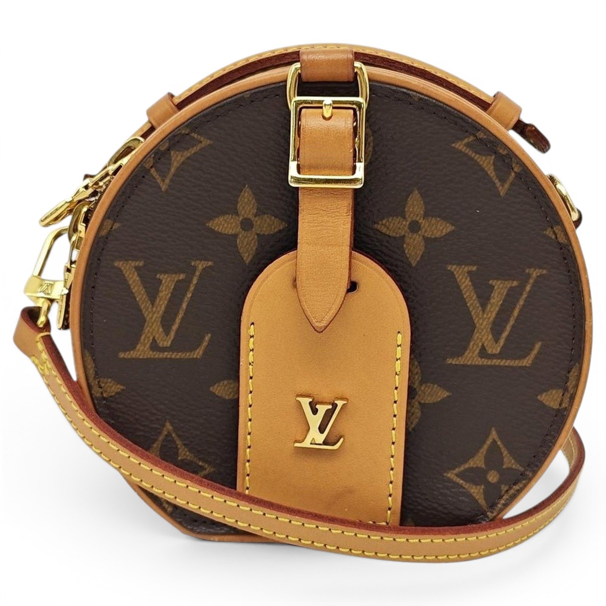 Micro boite chapeau leather handbag