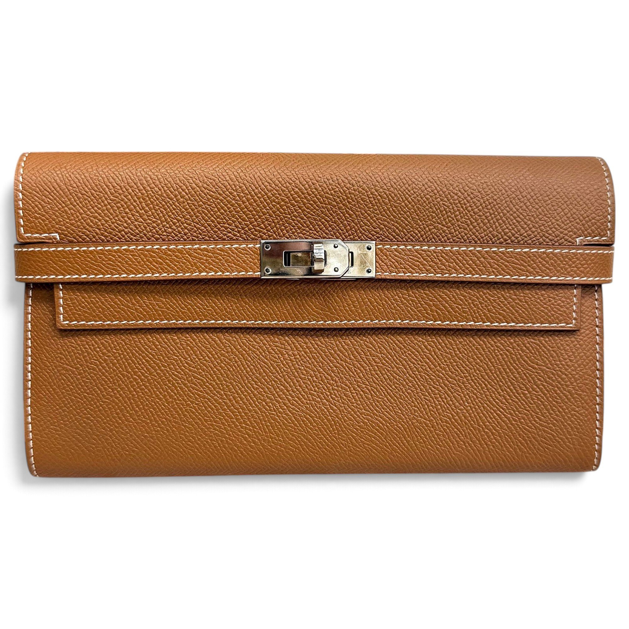 Kelly to go leather clutch bag