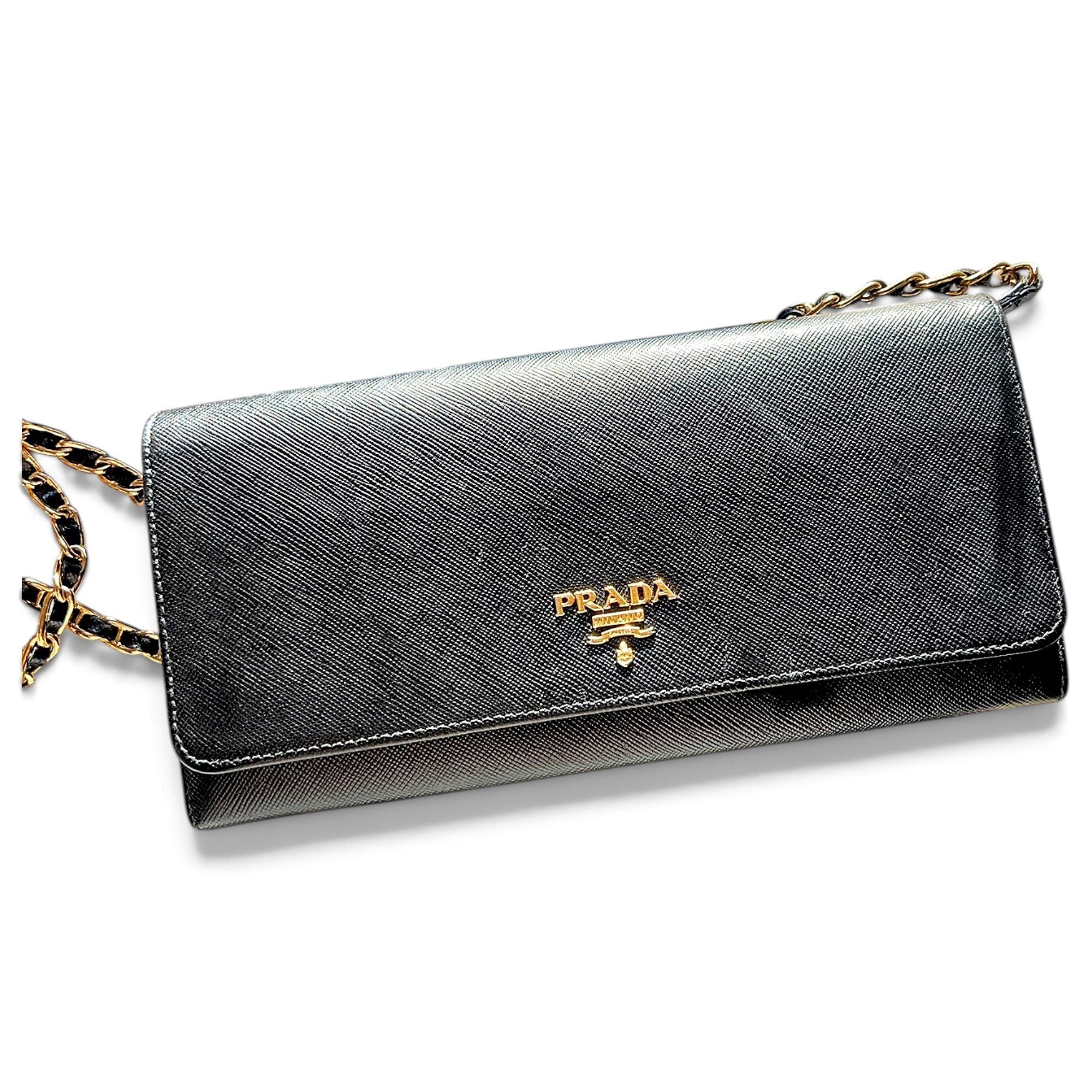 Patent leather clutch bag
