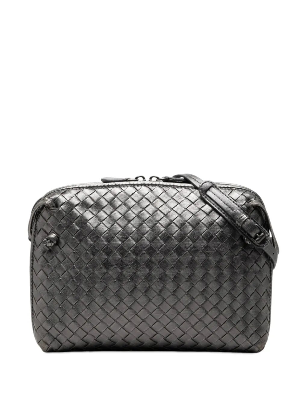 2012-2026 Metallic Nappa Intrecciato Nodini crossbody bag