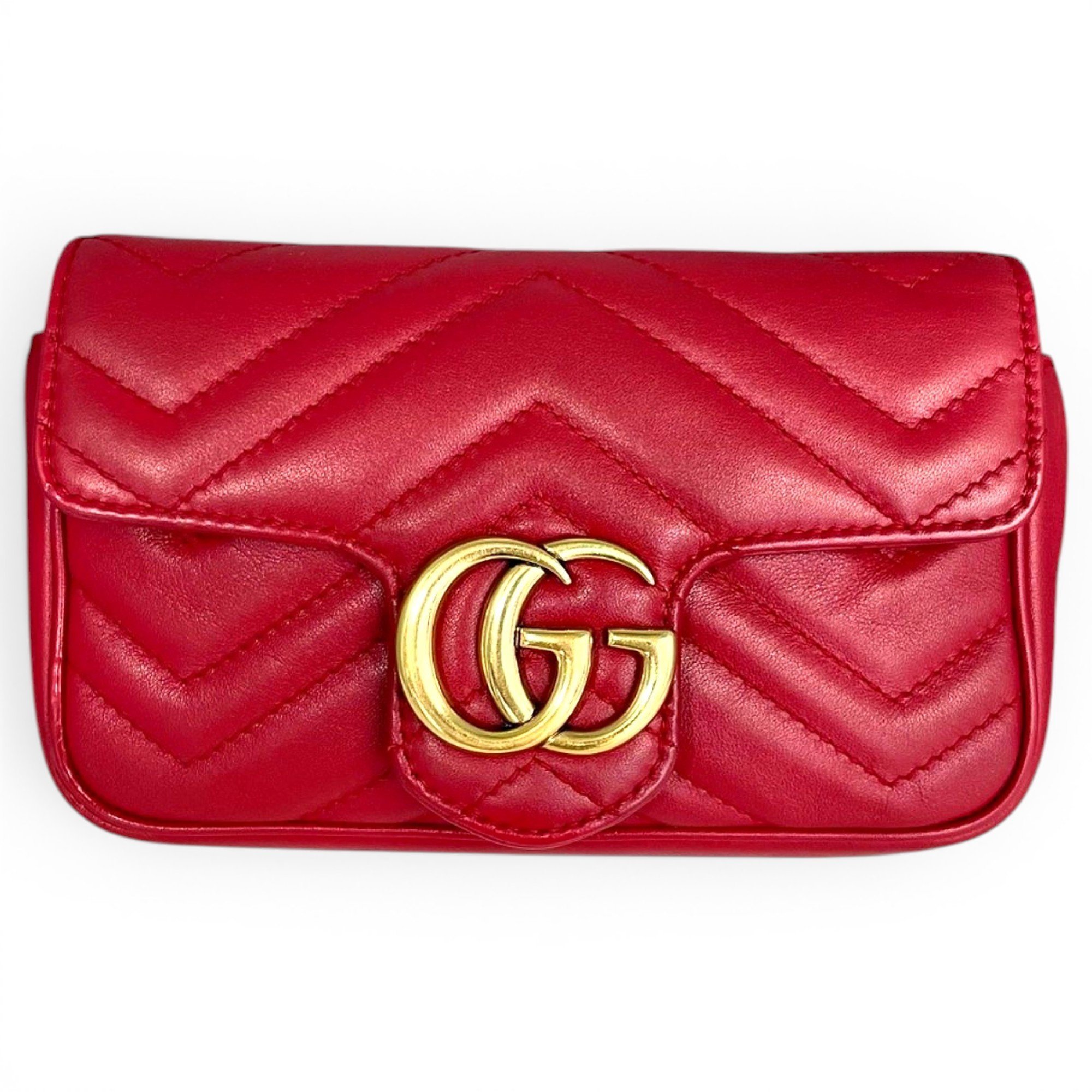 GG Marmont Flap leather handbag
