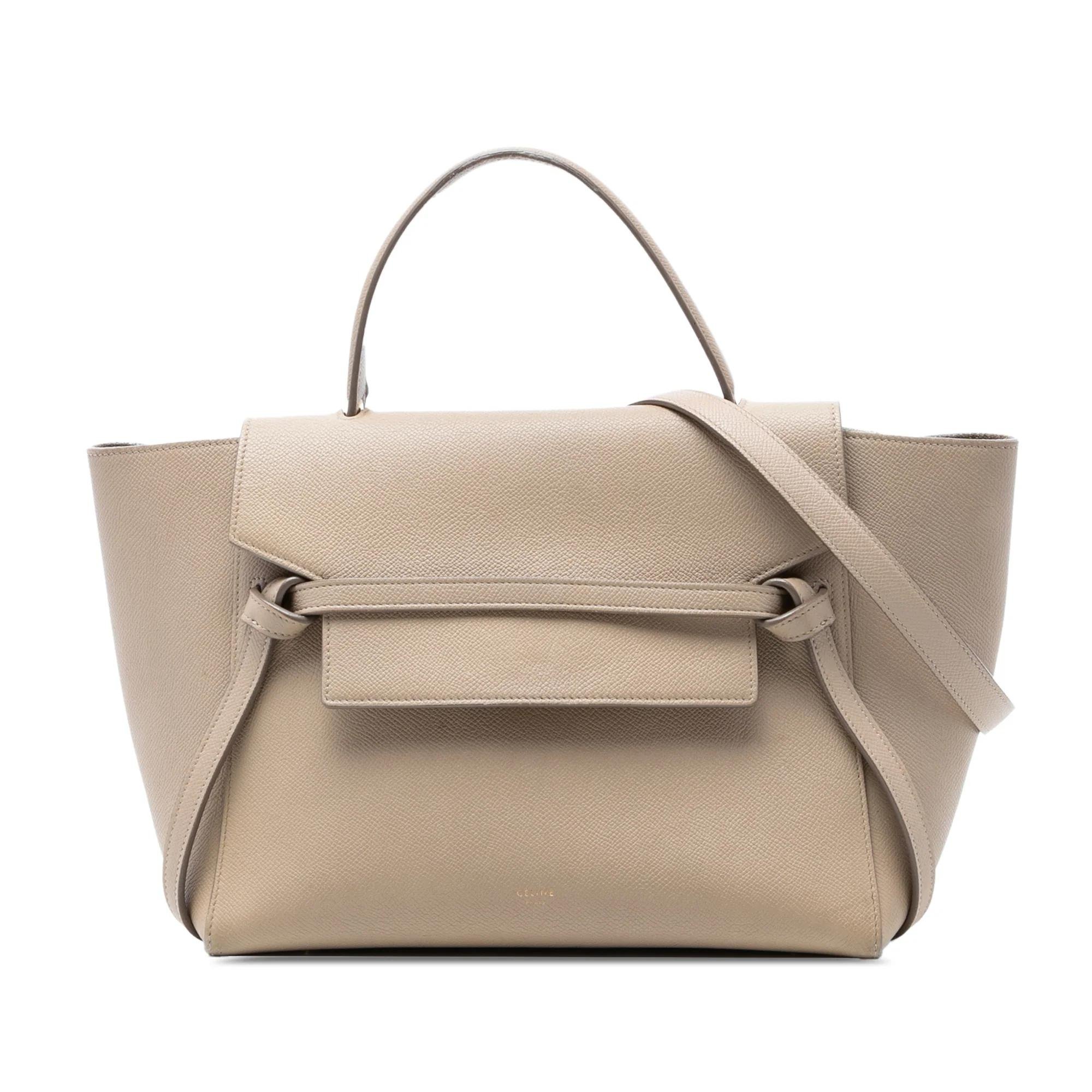 Belt pony-style calfskin handbag