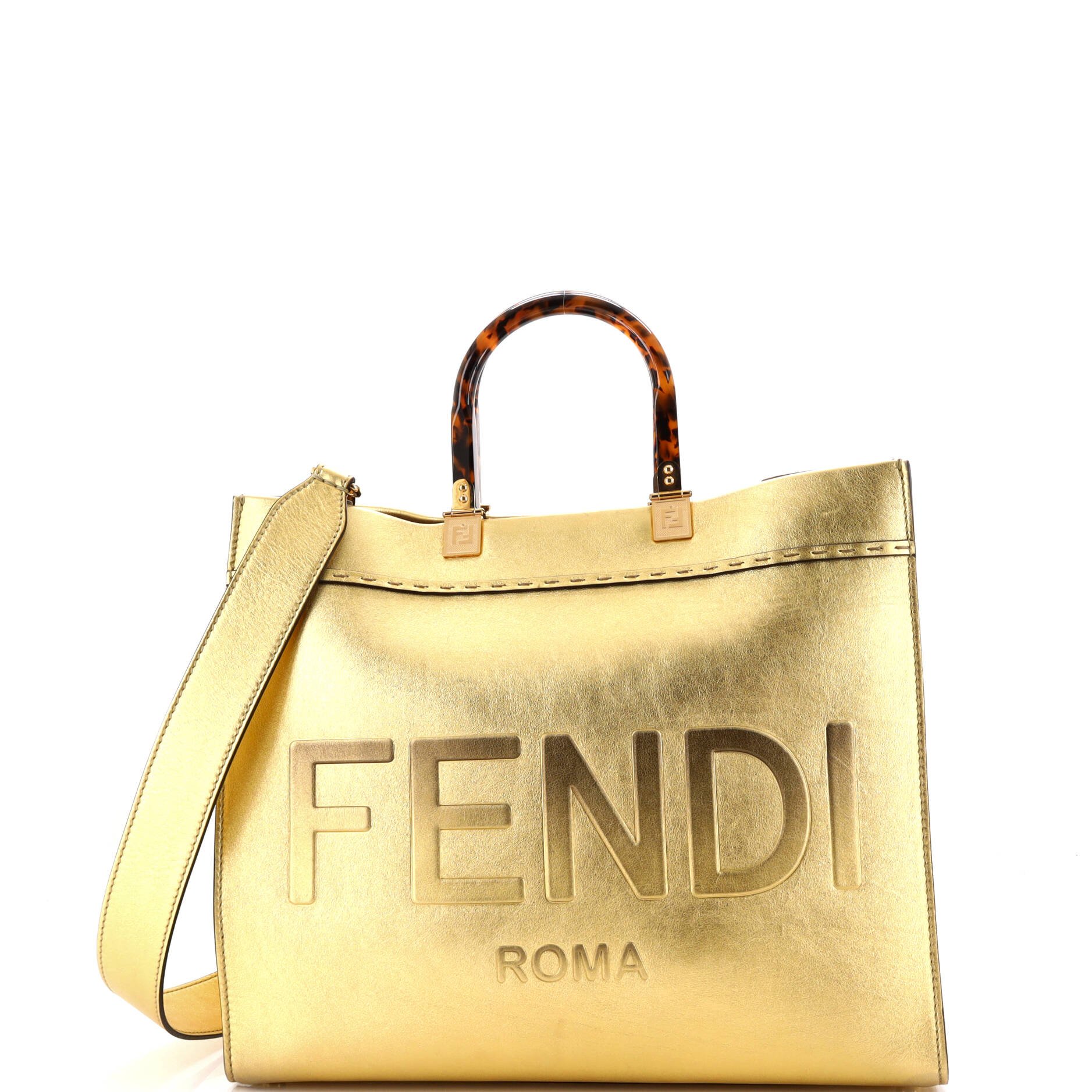 Sunshine Shopper Tote Leather Medium