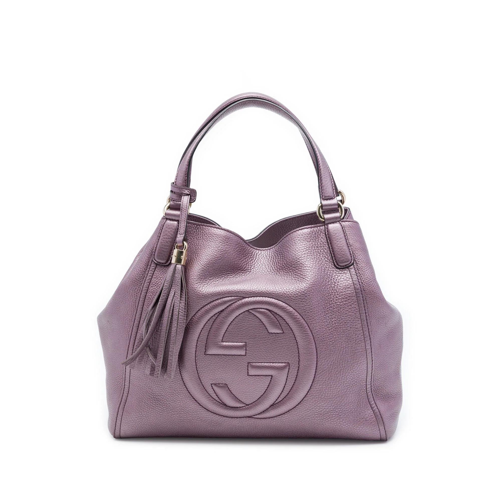 Soho pony-style calfskin handbag