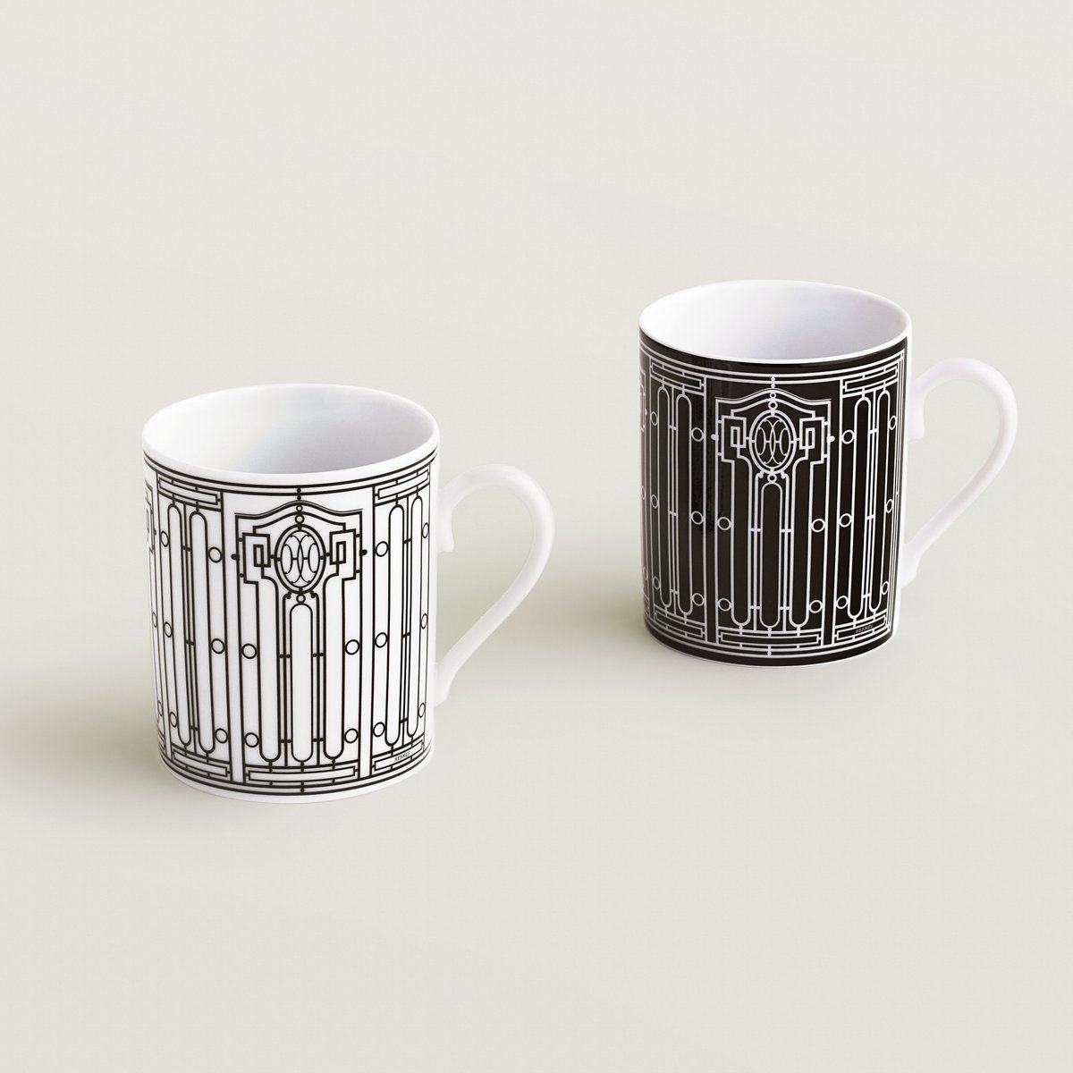 H Deco set of 2 mugs (n°1 and 2)