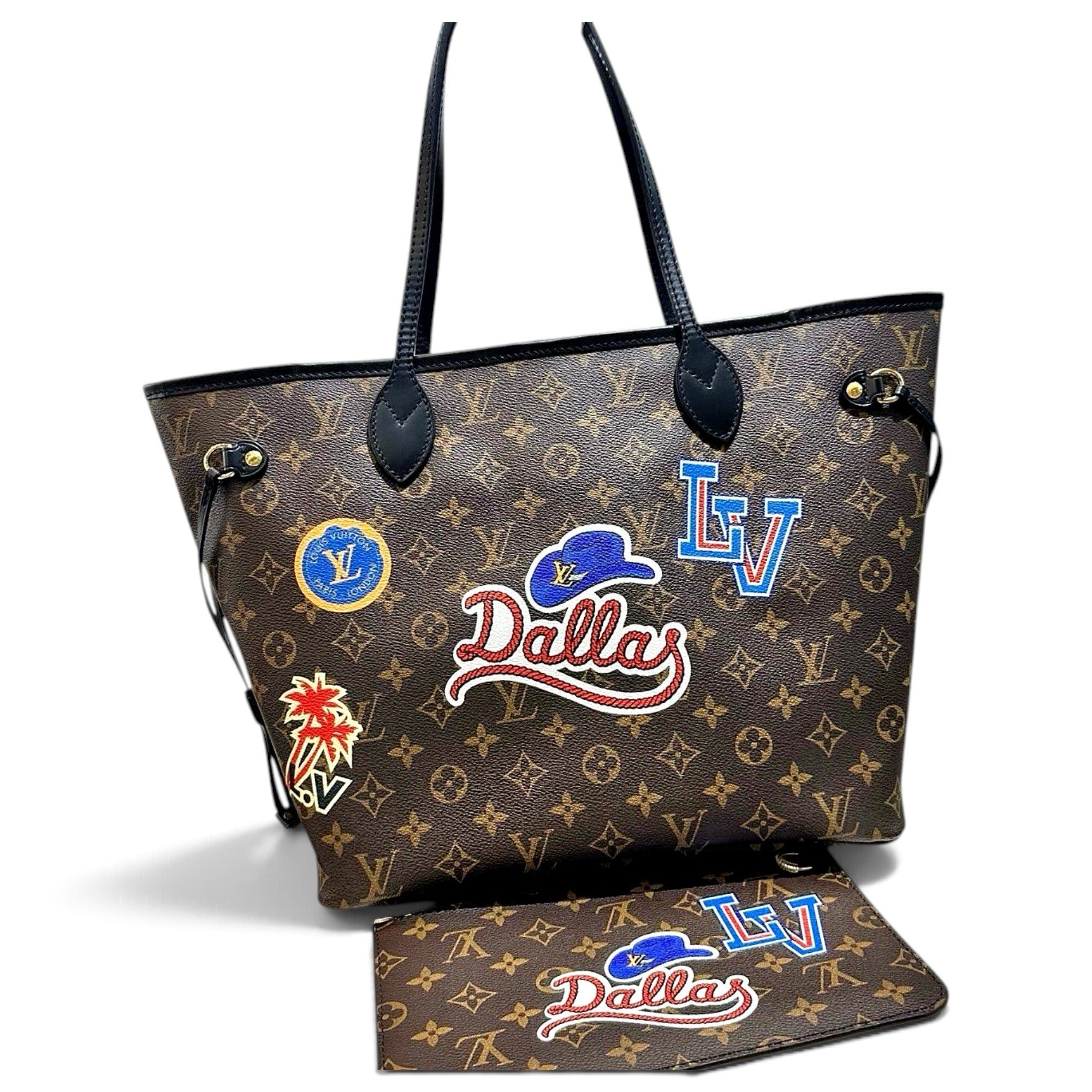 Neverfull leather tote