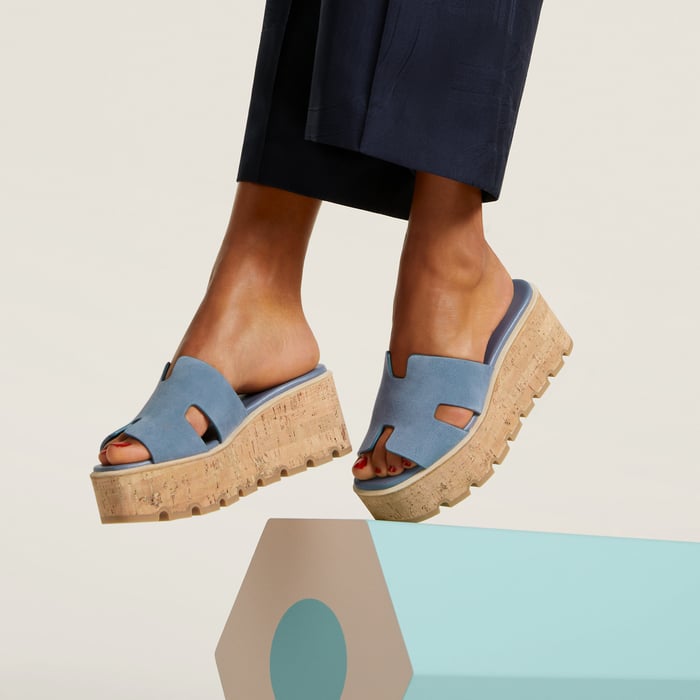 Bleu Grignon Eze 30 Sandal