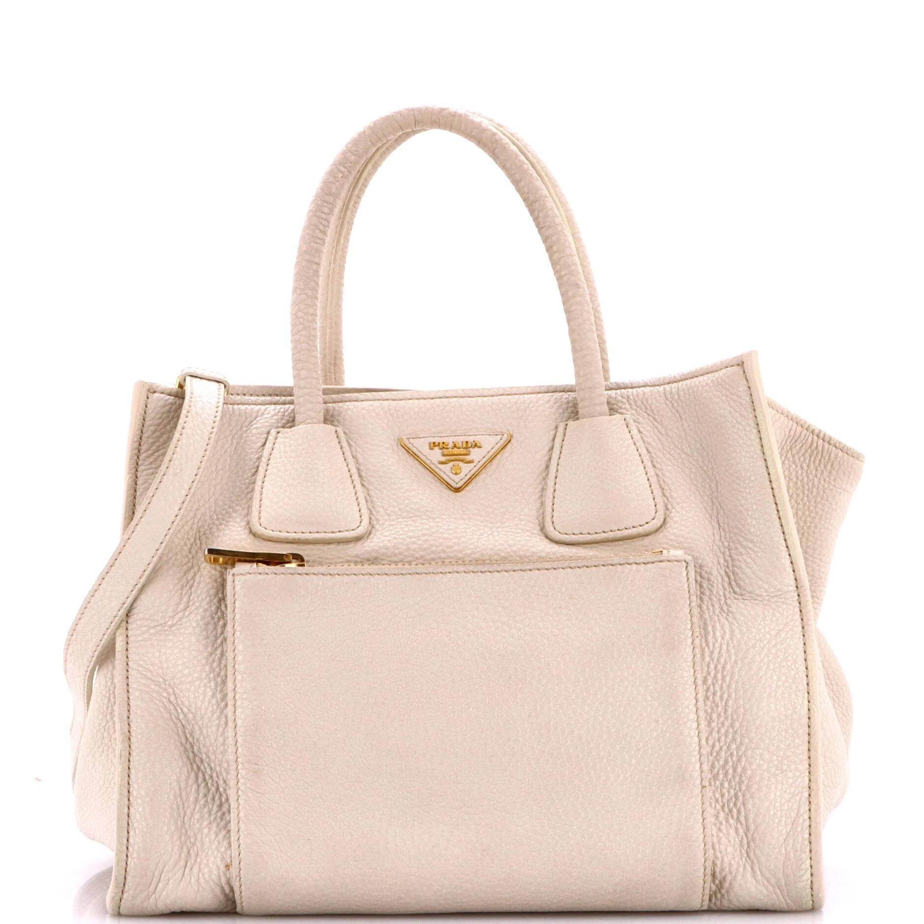 Leather tote