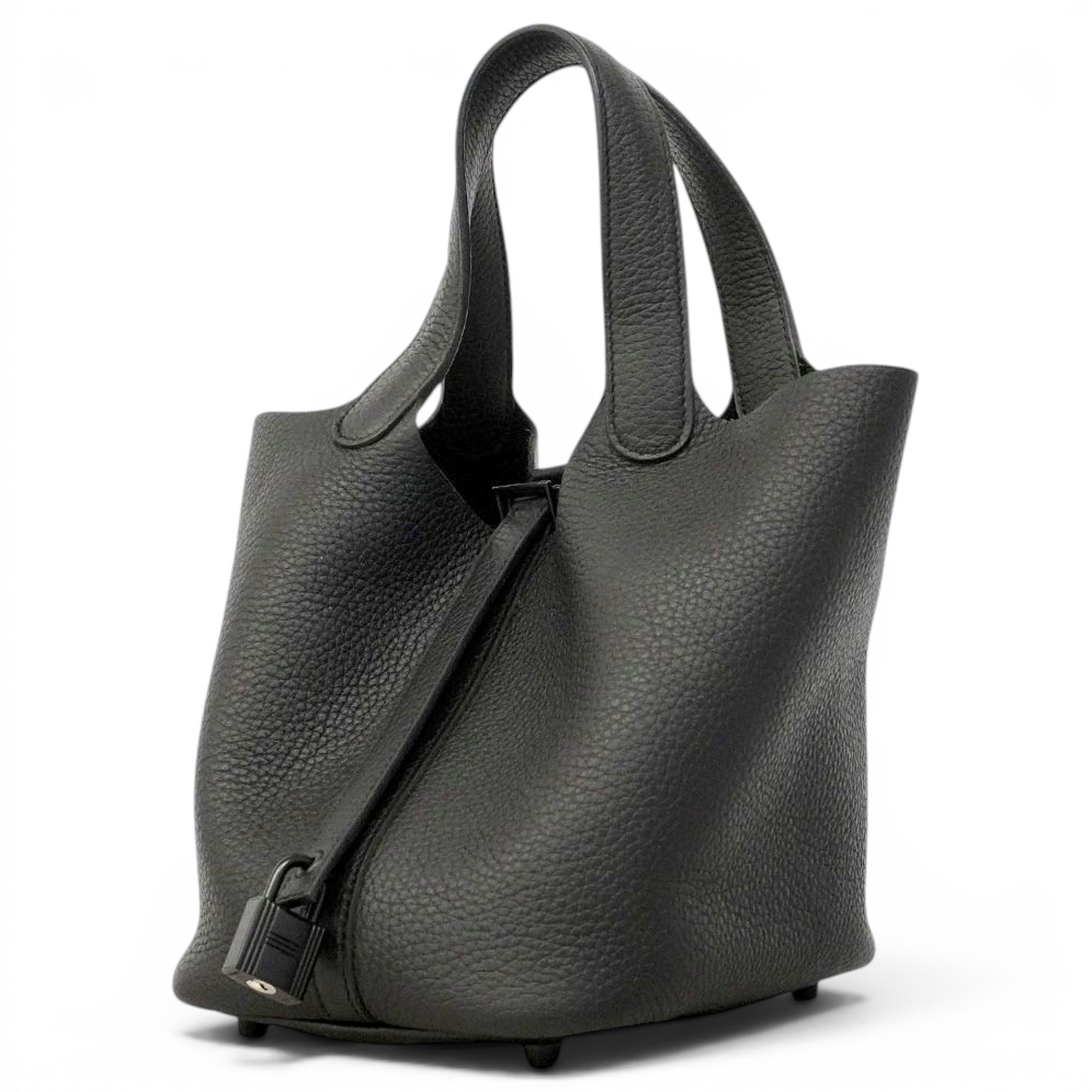 Picotin leather handbag