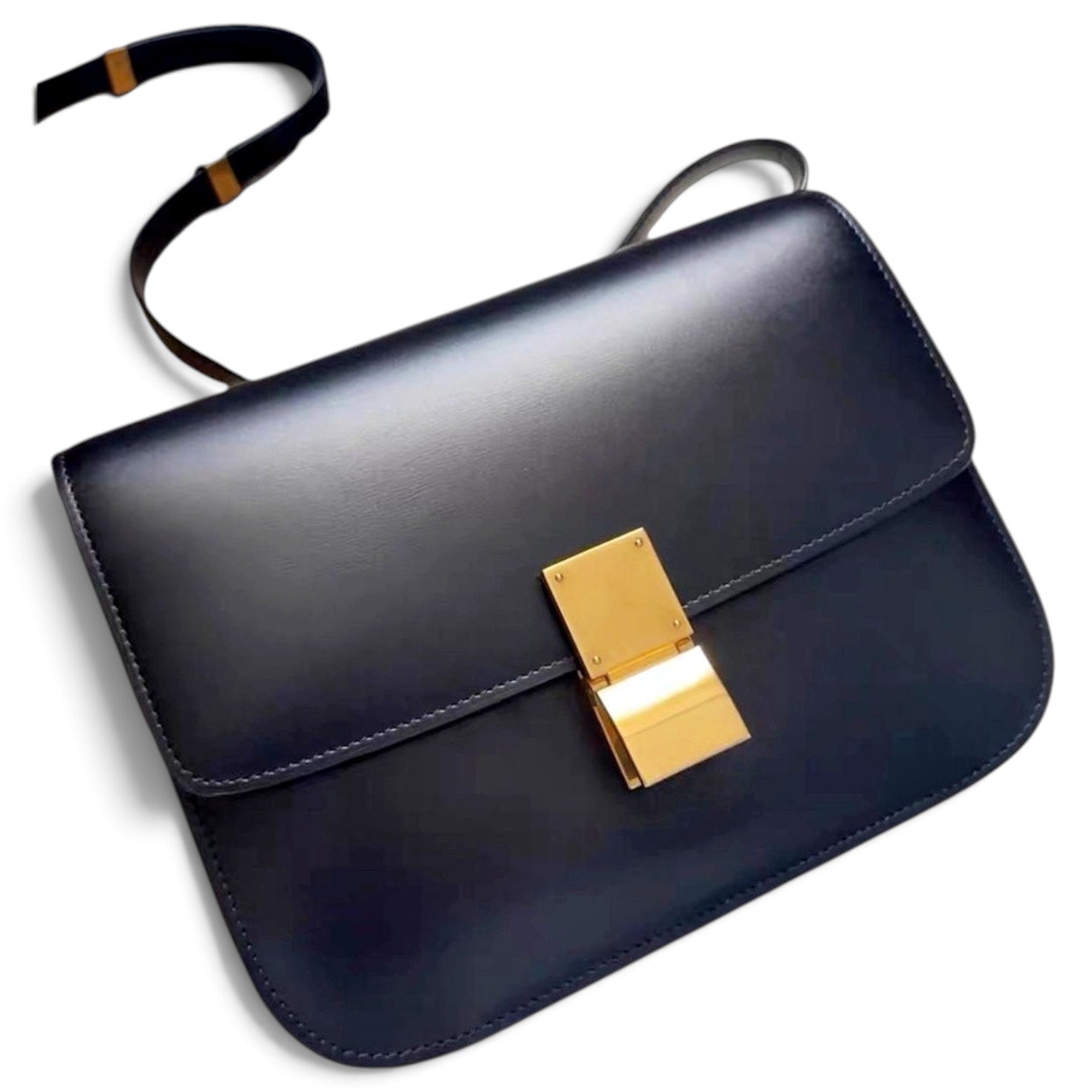 Classic leather crossbody bag