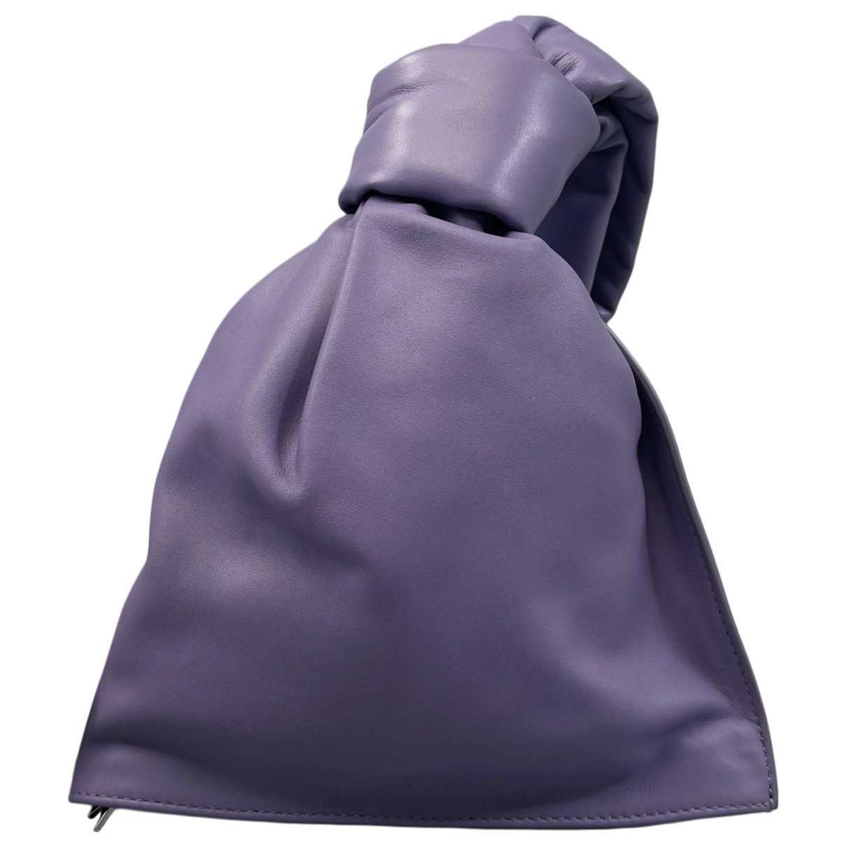 Twist leather handbag
