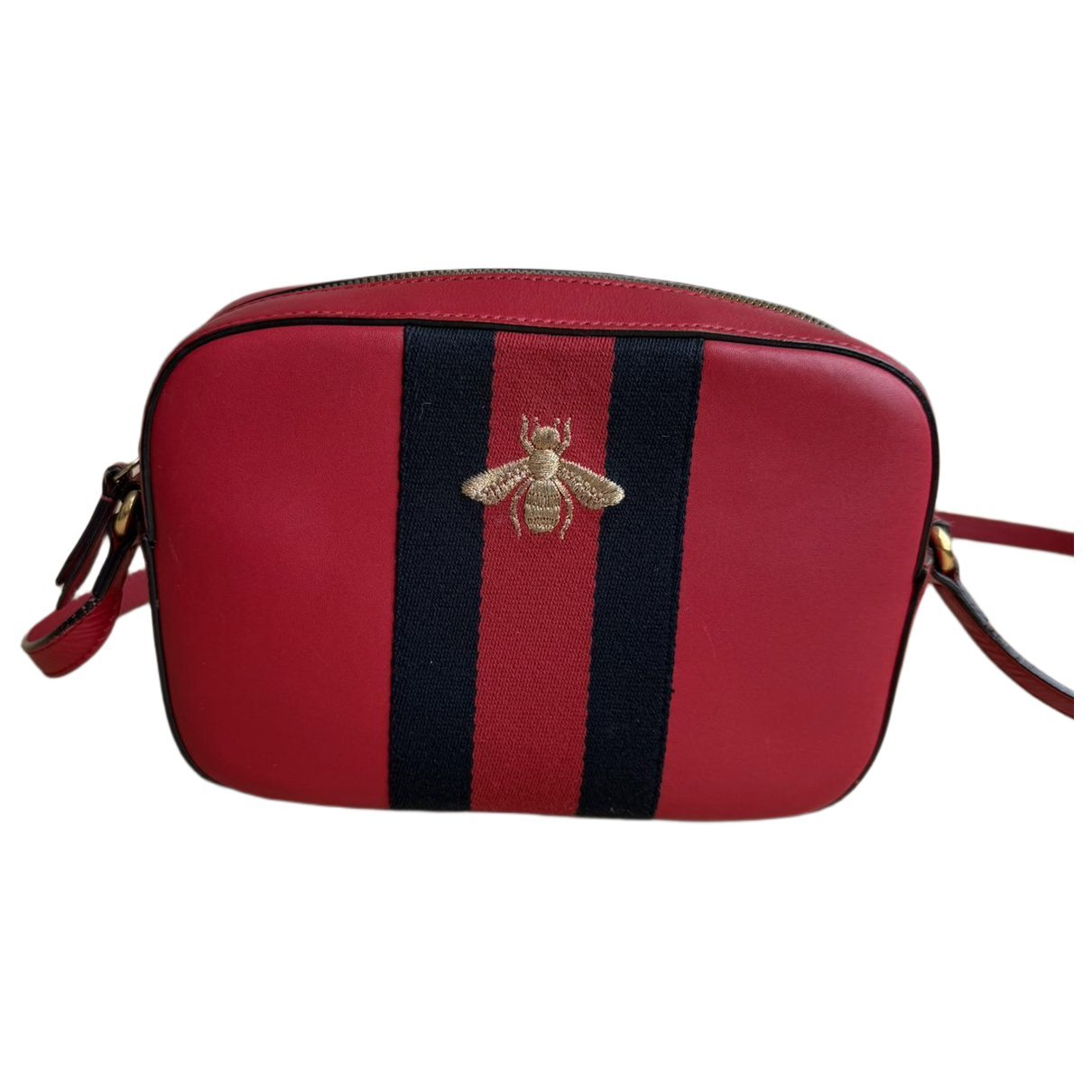 Webby Bee leather crossbody bag