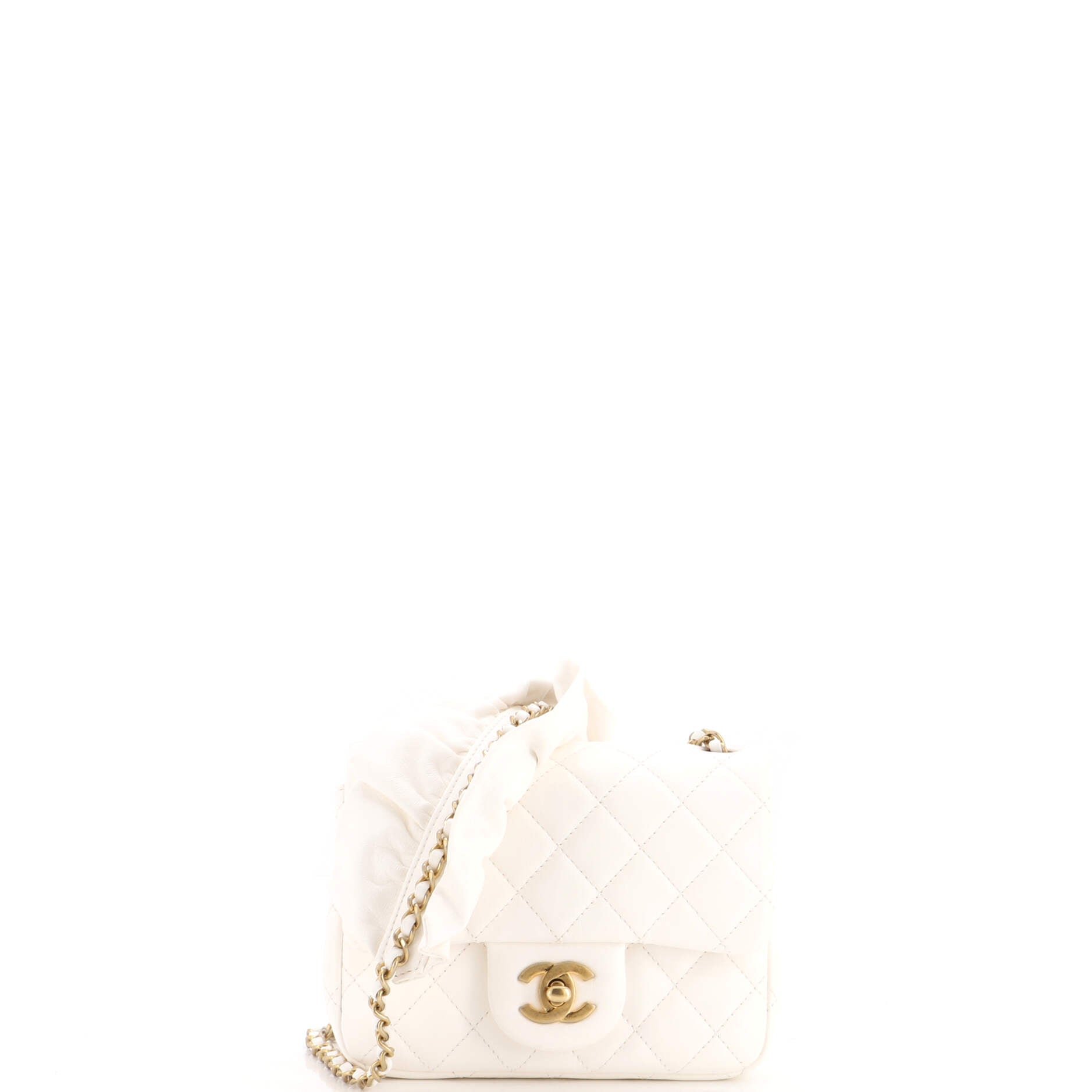 Romance Square Flap Bag Quilted Lambskin Mini