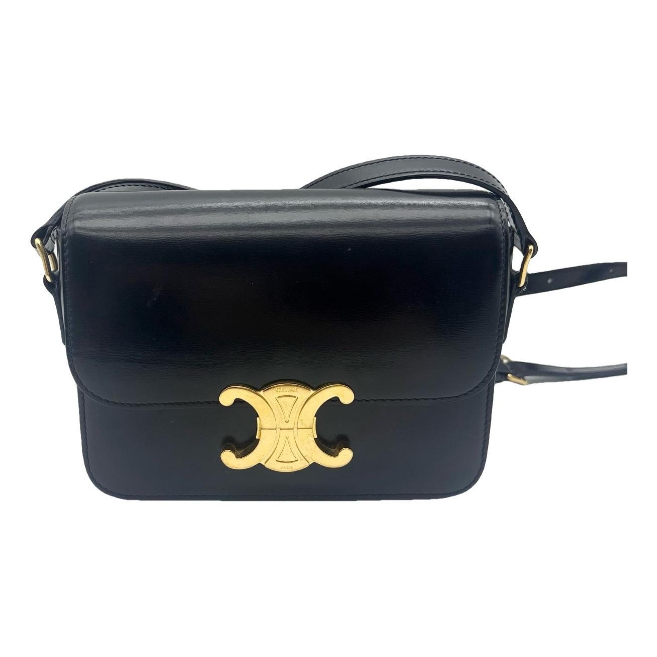 Triomphe leather handbag