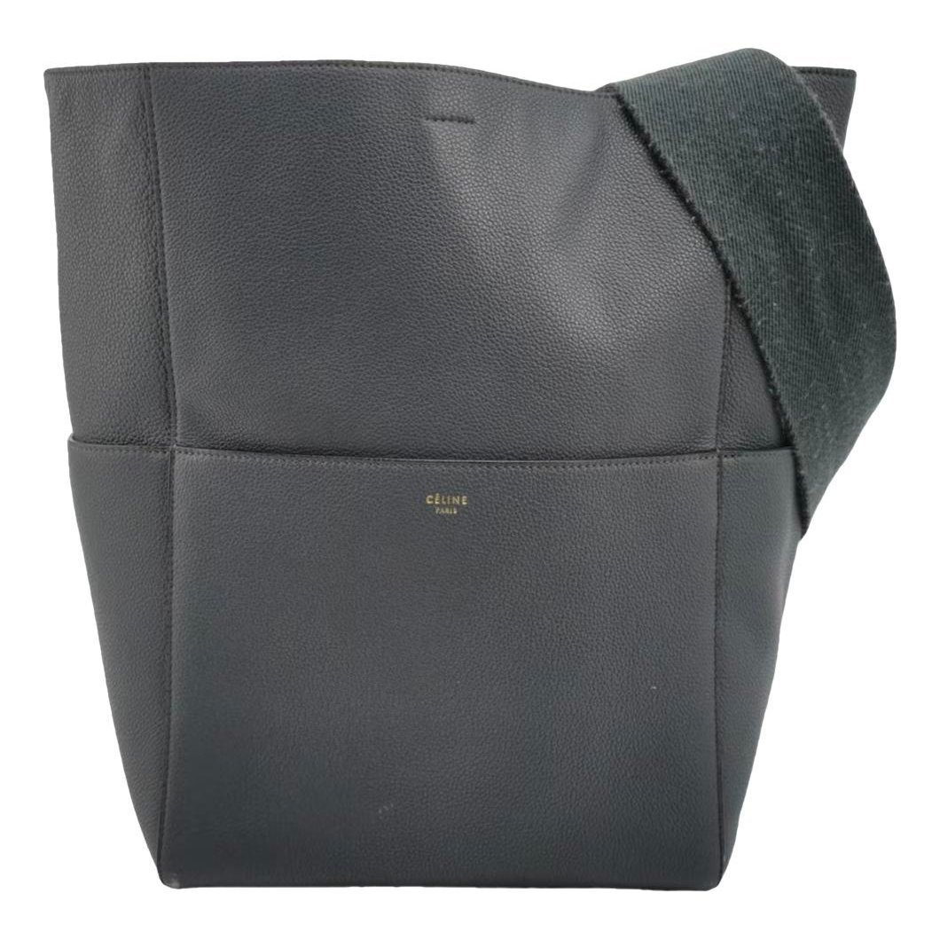 Seau Sangle leather handbag