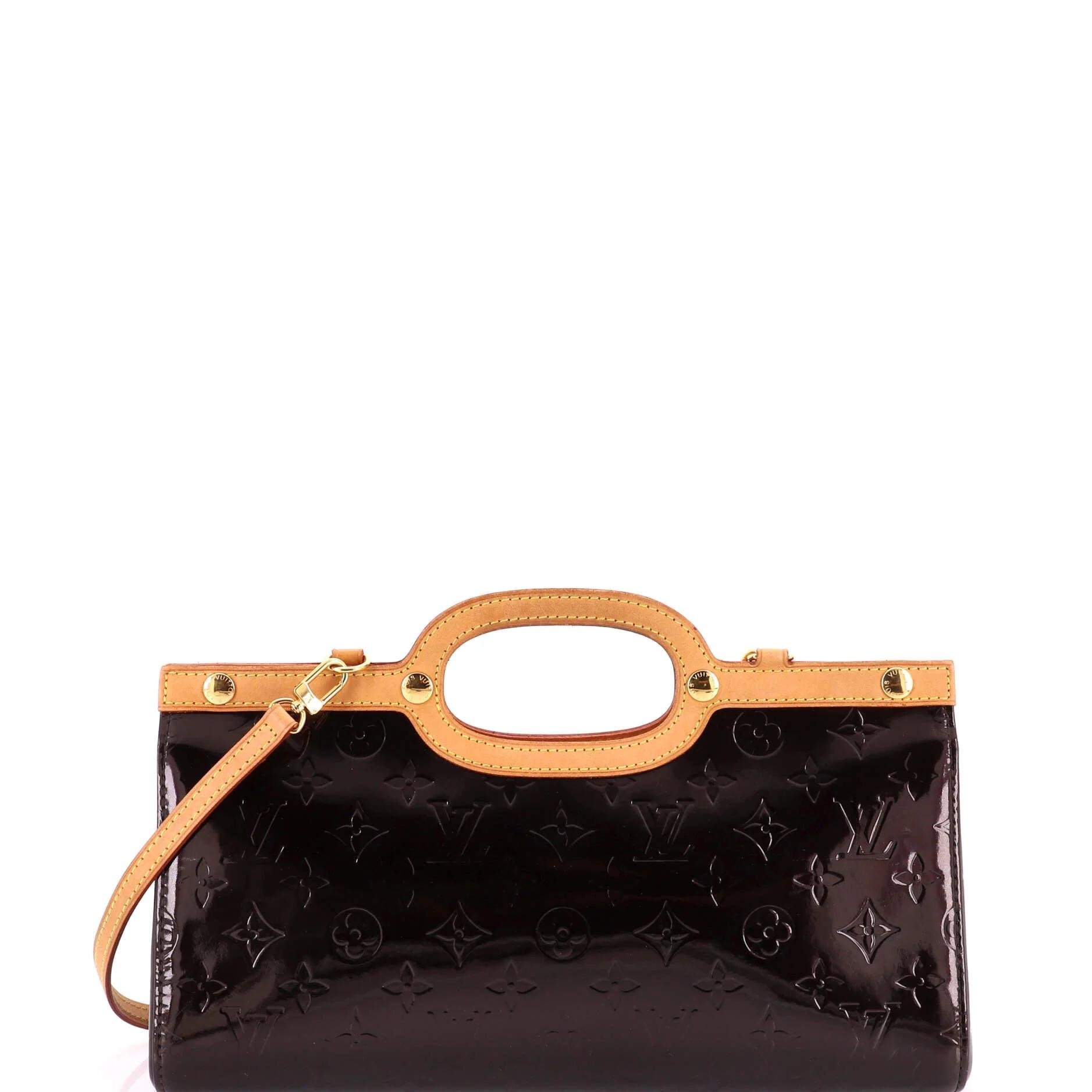 Patent leather handbag
