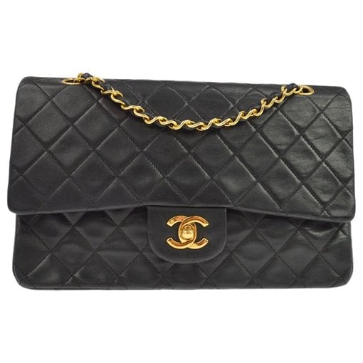 Trendy CC Flap leather handbag