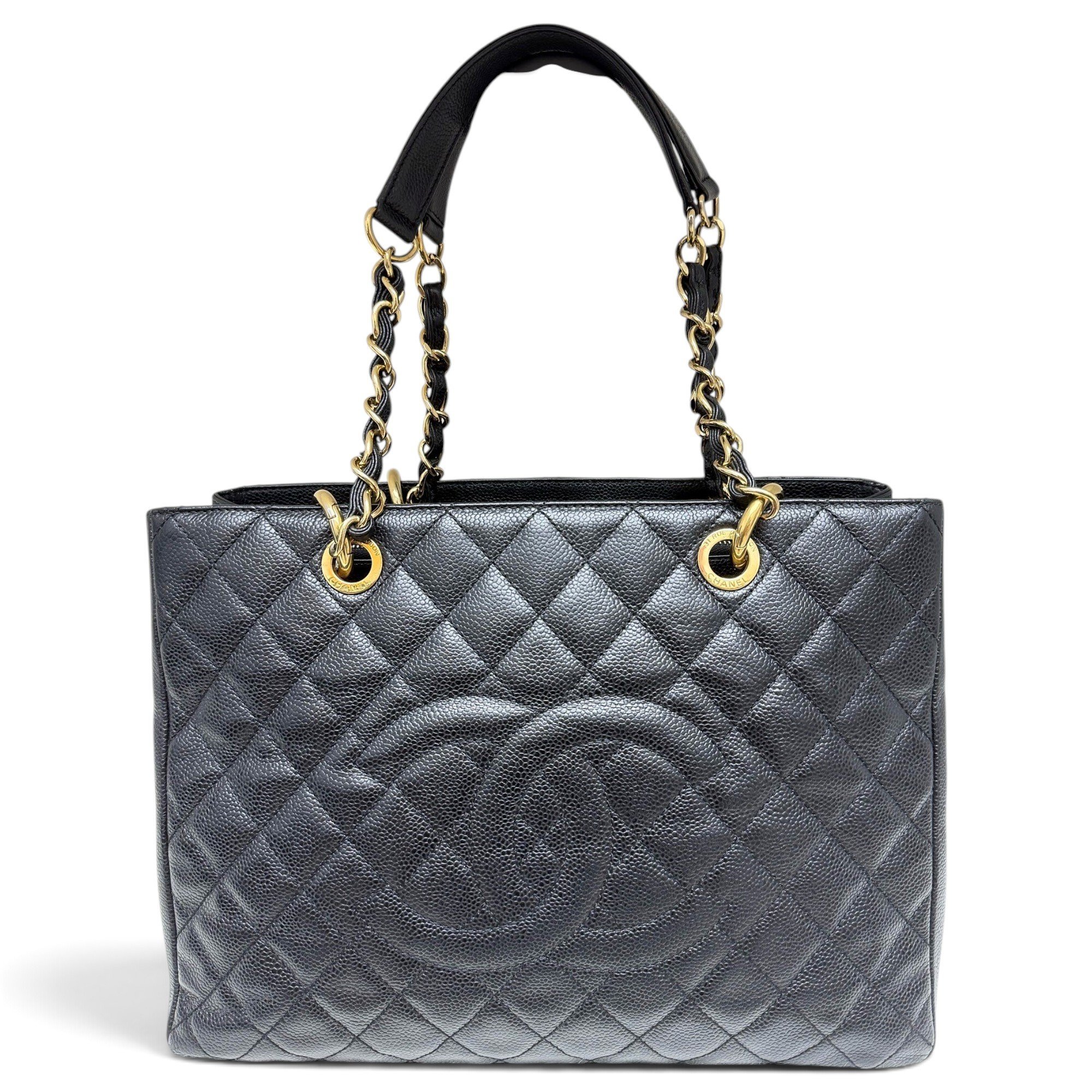 Grand shopping leather tote
